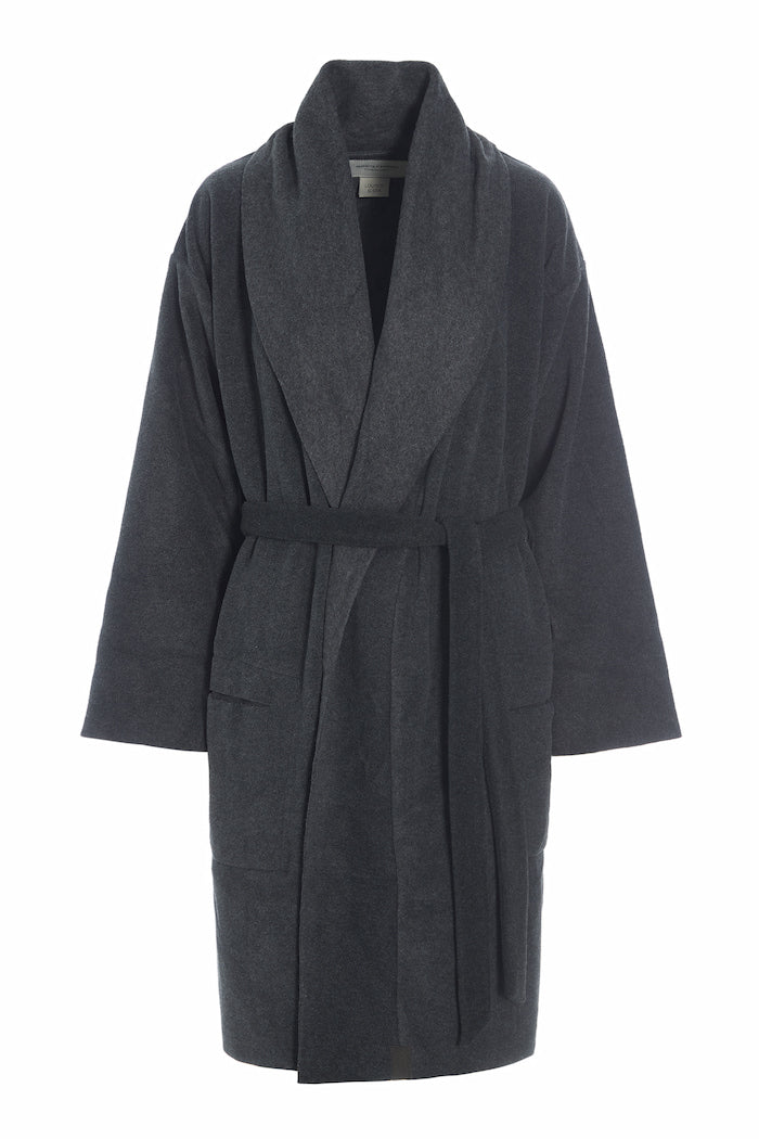 HENRIETTE STEFFENSEN COPENHAGEN BATHROBE WOMEN MINI - 7128 MINI BATHROBES SOFT BLACK 914