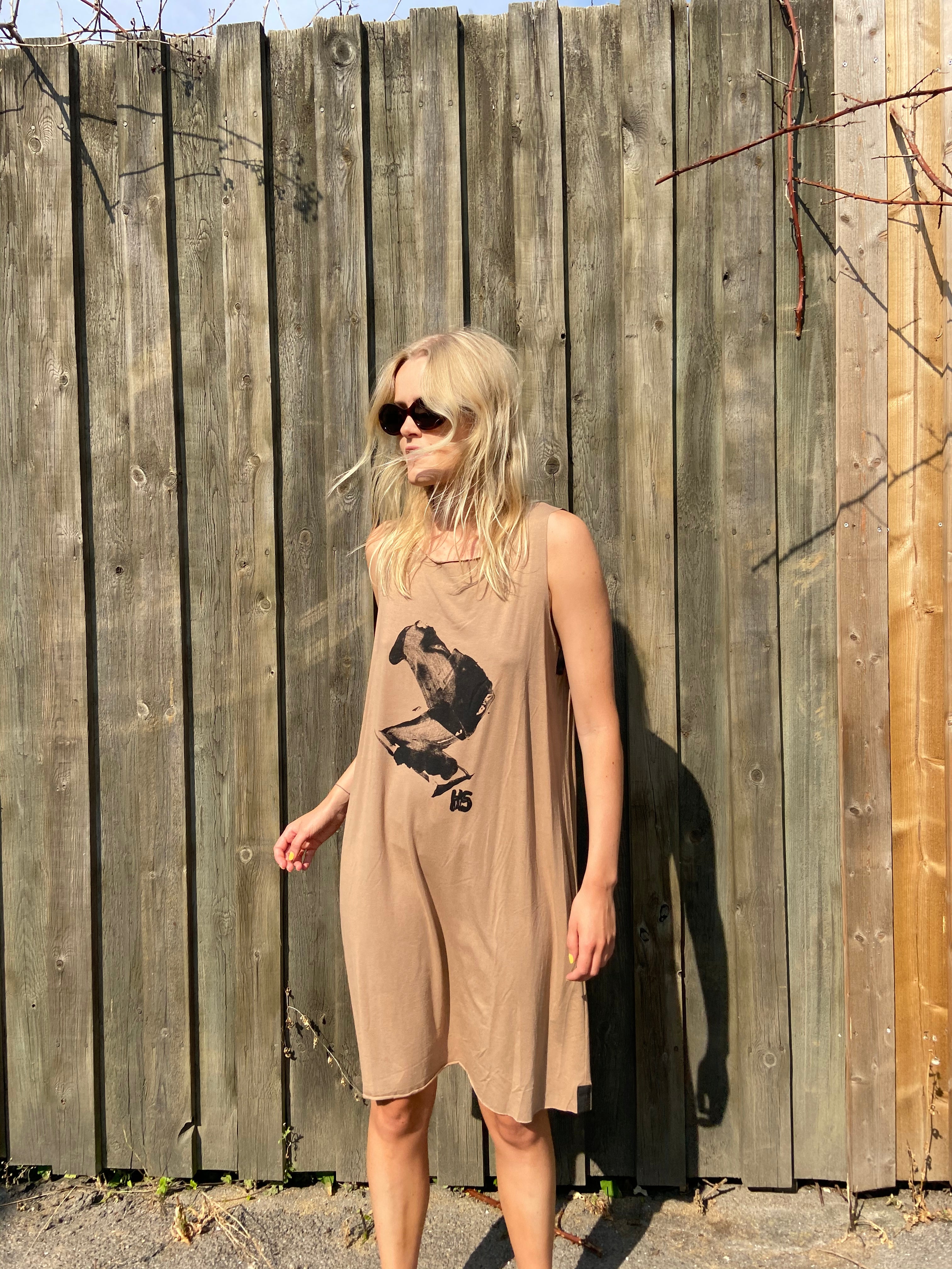 HENRIETTE STEFFENSEN COPENHAGEN BEACH DRESS - 98034 KJOLER CAMEL 815