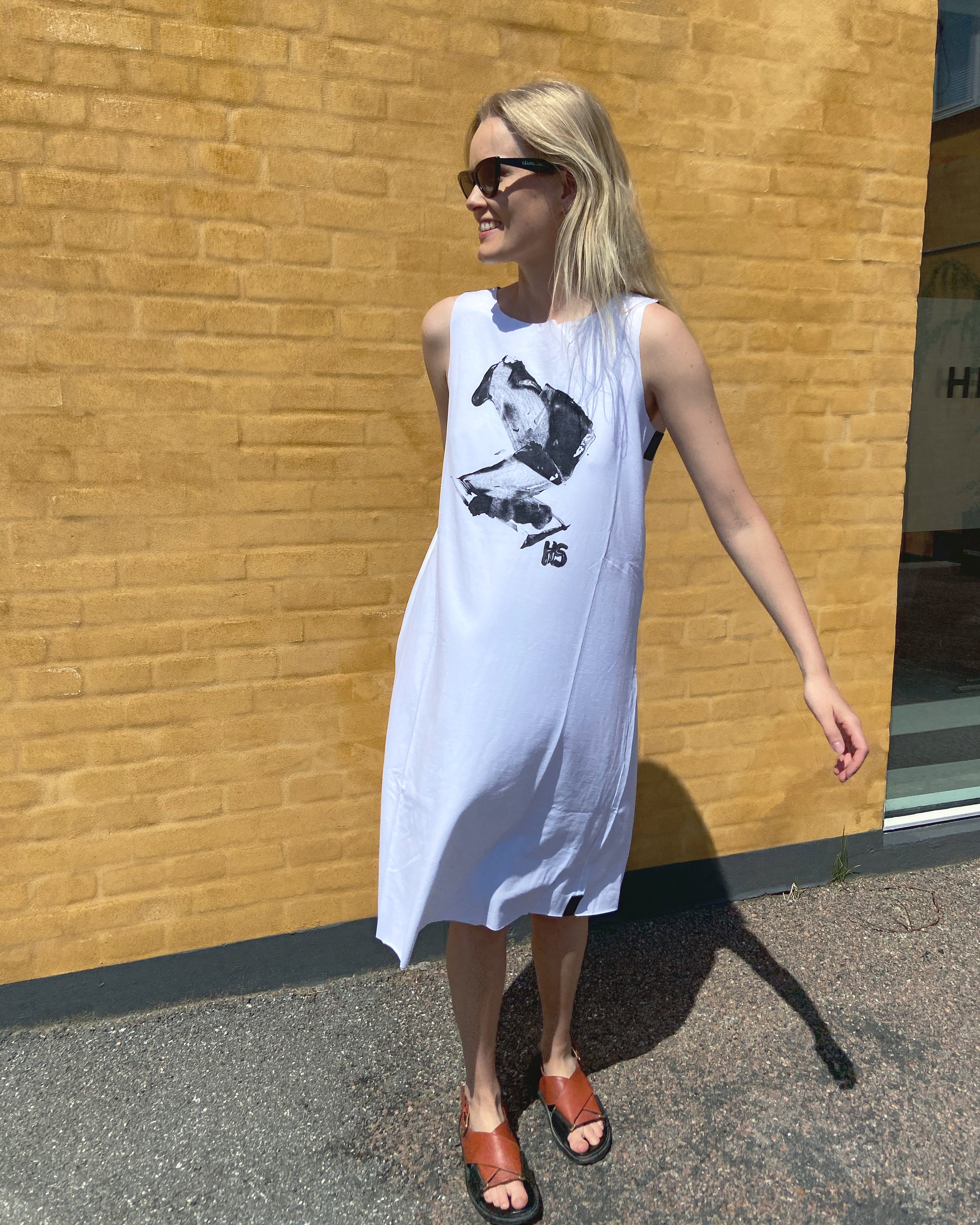 HENRIETTE STEFFENSEN COPENHAGEN BEACH DRESS - 98034 KJOLER WHITE 816
