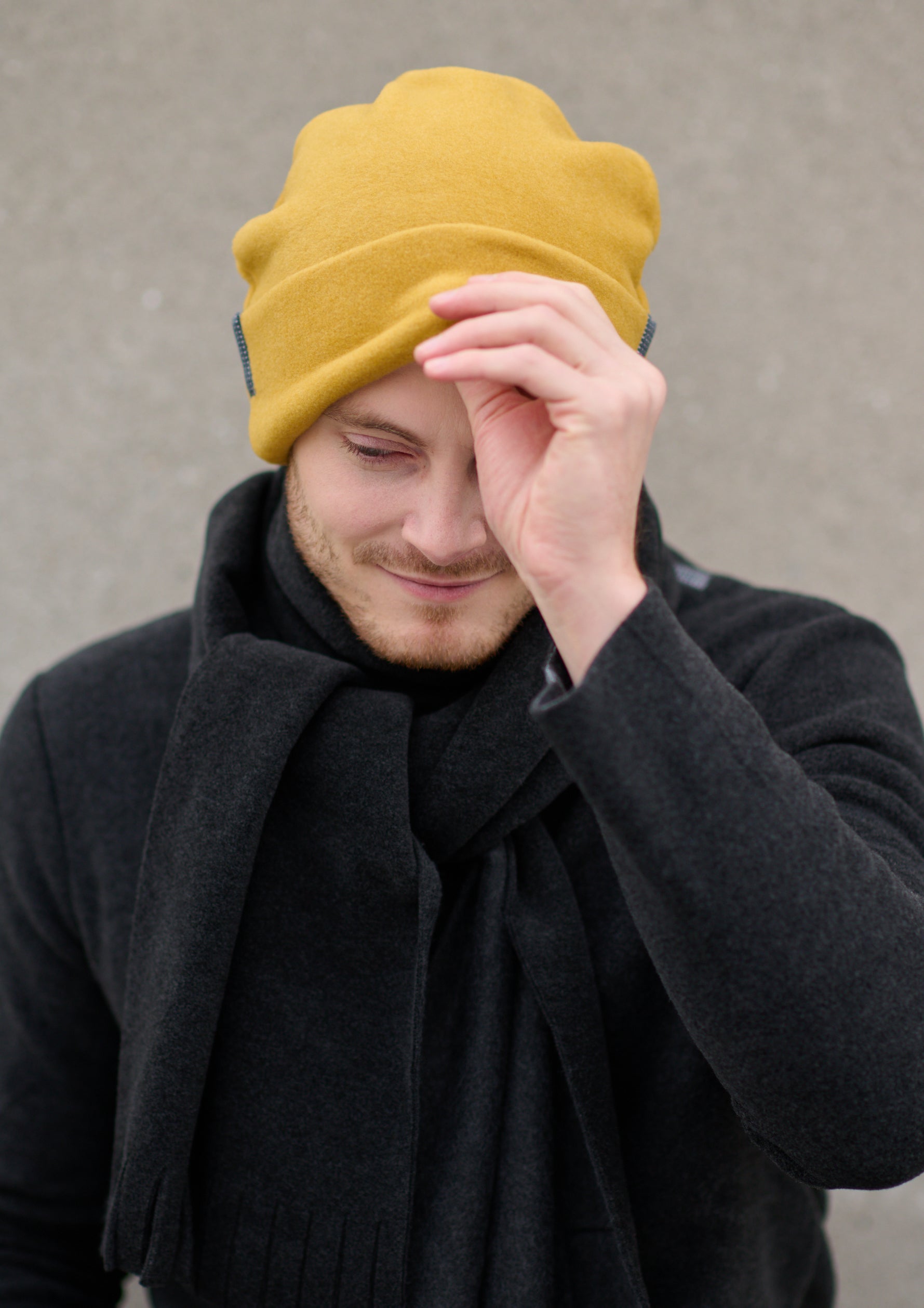 CARL BY STEFFENSEN COPENHAGEN BEANIE W/FOLDED EDGE - 1008C HATS CURRY 700