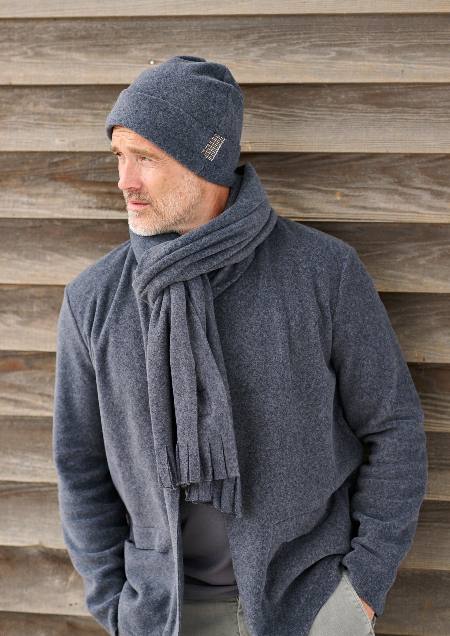CARL BY STEFFENSEN COPENHAGEN BEANIE W/FOLDED EDGE - 1008C HATS DEEP BLUE 502