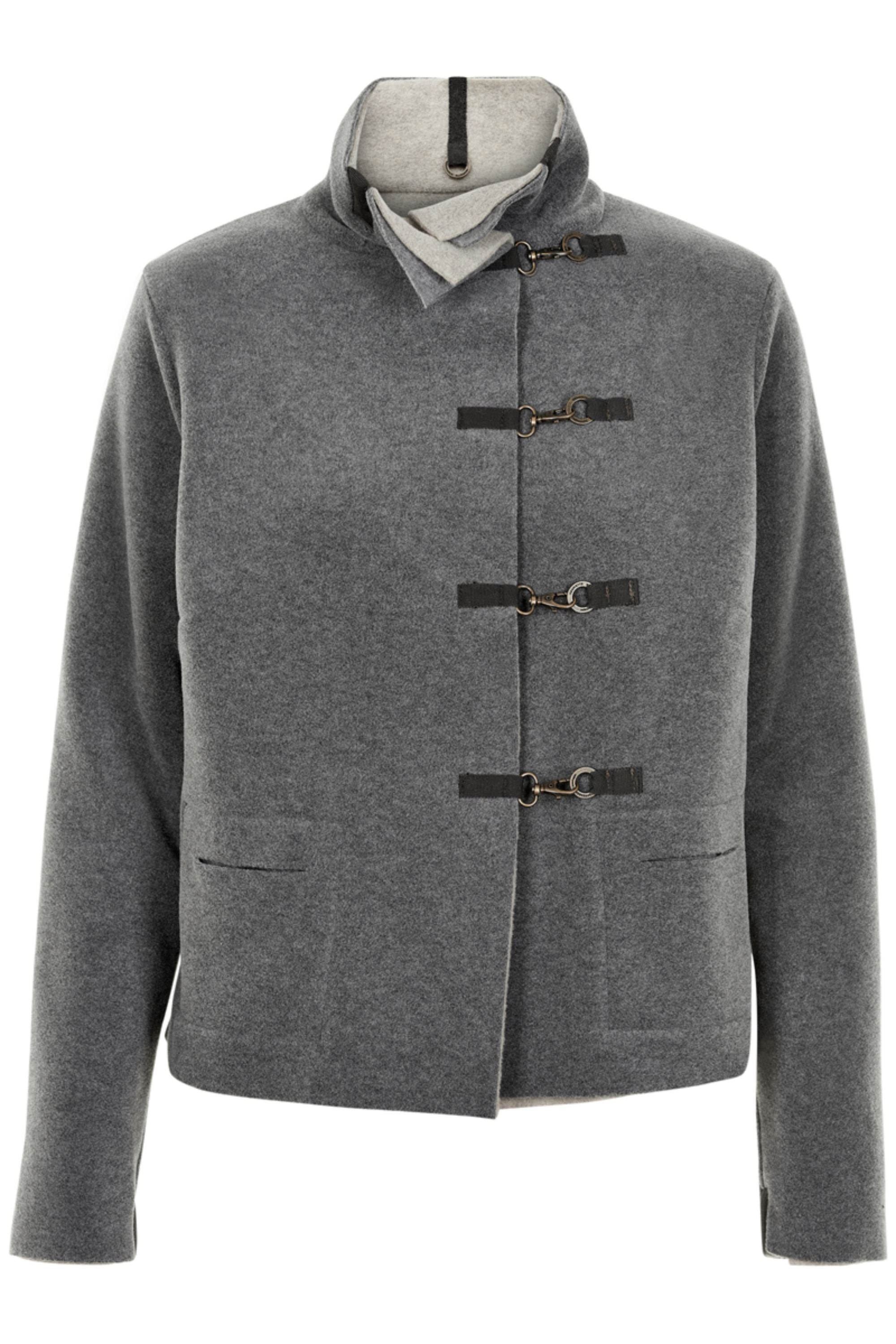 HENRIETTE STEFFENSEN COPENHAGEN BIKER JACKET - 7112 JACKETS SAND/GREY 810