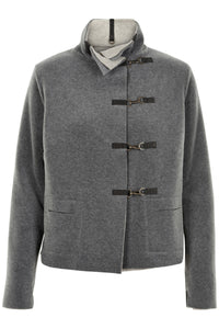 BIKER JACKET - 7112 - SAND/GREY