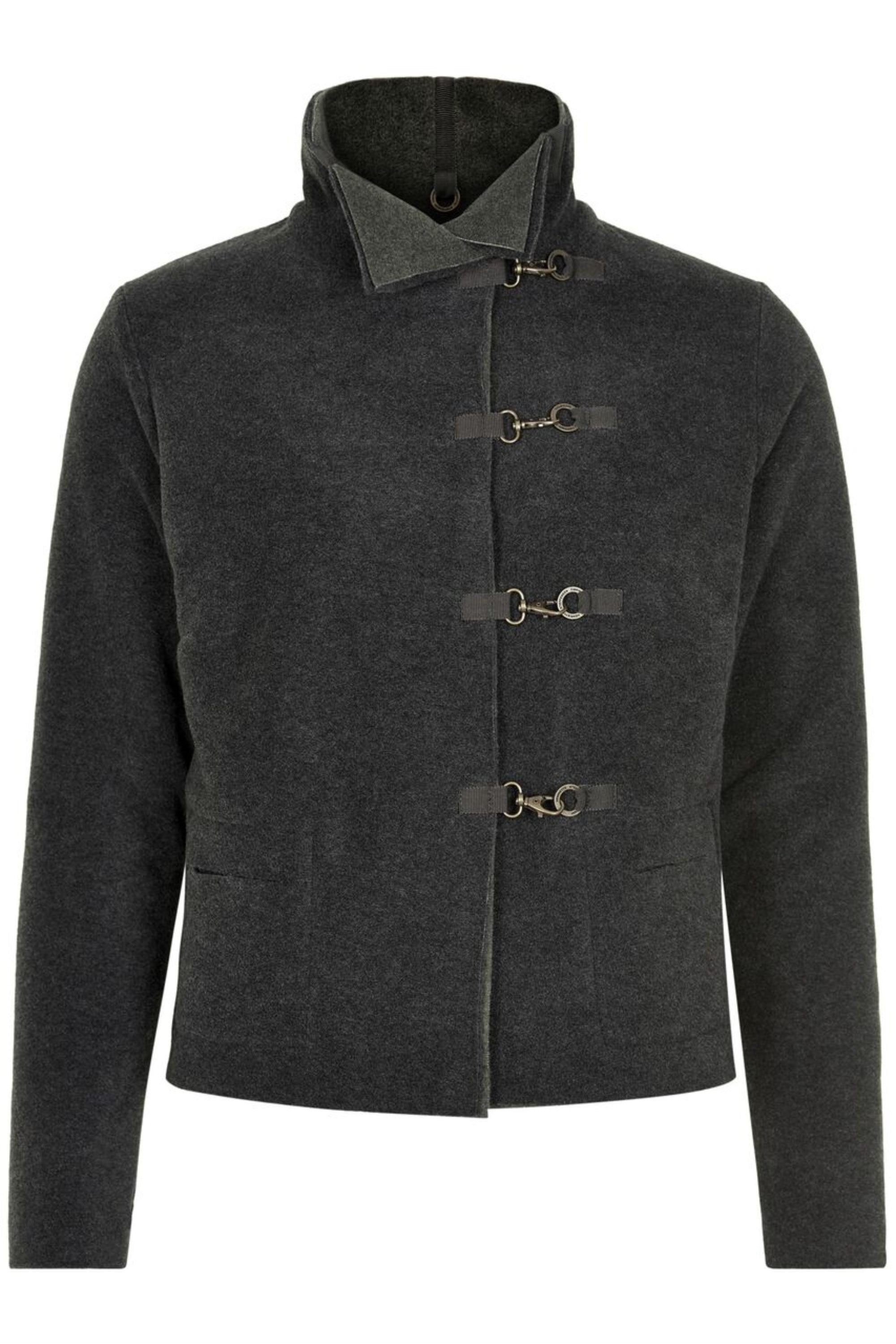 HENRIETTE STEFFENSEN COPENHAGEN BIKER JACKET - 7112 JACKETS SOFT BLACK/FORREST 916