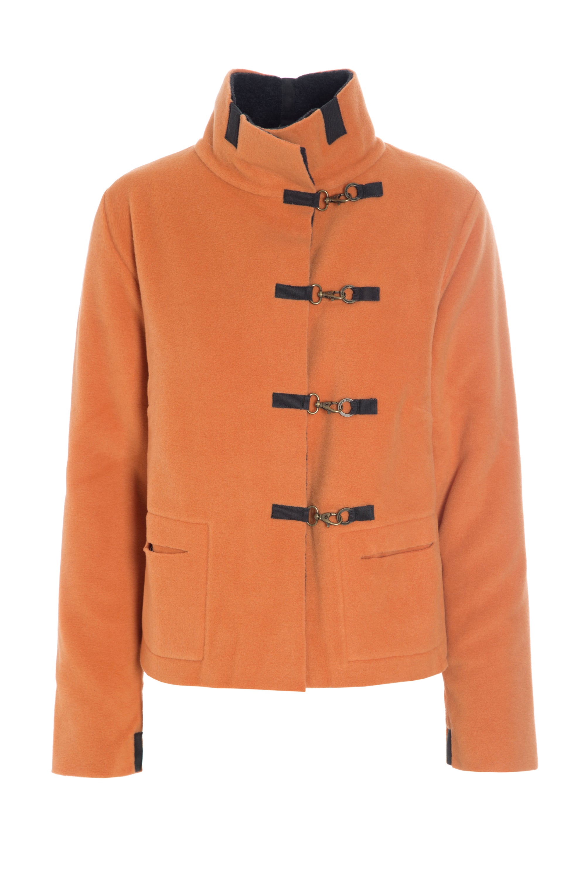 HENRIETTE STEFFENSEN COPENHAGEN BIKER JACKET - 7112 JACKETS SOFT BLACK/SAFRAN 917