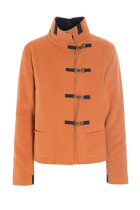 BIKER JACKET - 7112 - SOFT BLACK/SAFRAN