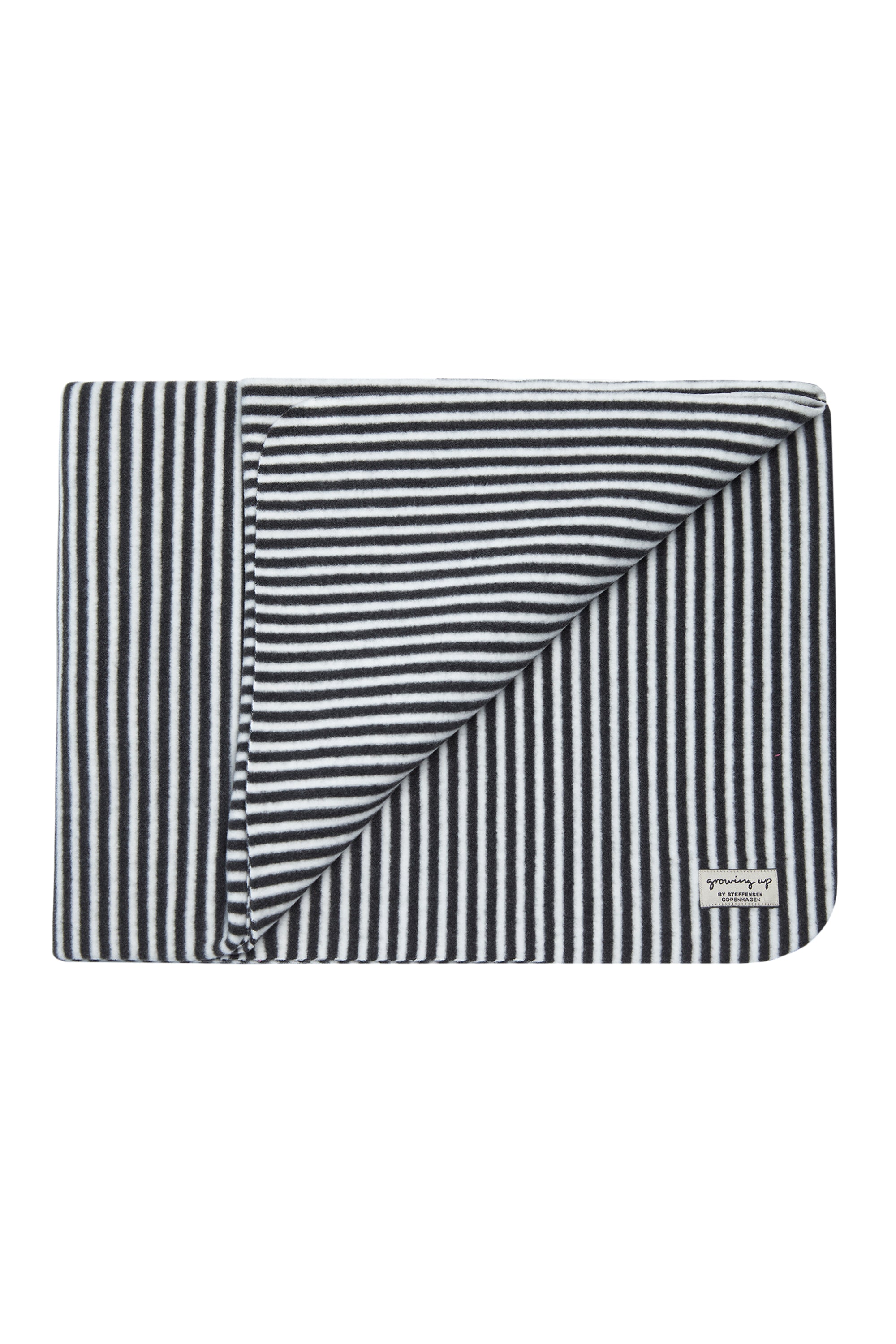 GROWING UP BLANKET 100x150 cm - 501 GU TÆPPER STRIPES B&W 673