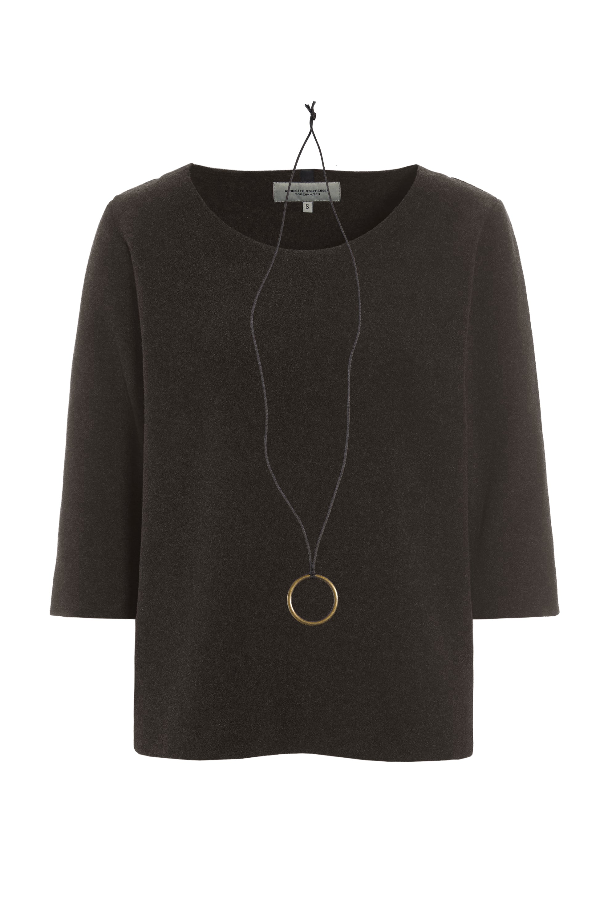 HENRIETTE STEFFENSEN COPENHAGEN BLOUSE - 1368 BLUSER CHOKOLATE 844