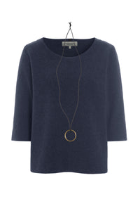 BLOUSE - 1368 - EVENING BLUE