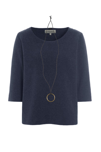 HENRIETTE STEFFENSEN COPENHAGEN BLOUSE - 1368 BLUSER EVENING BLUE 690