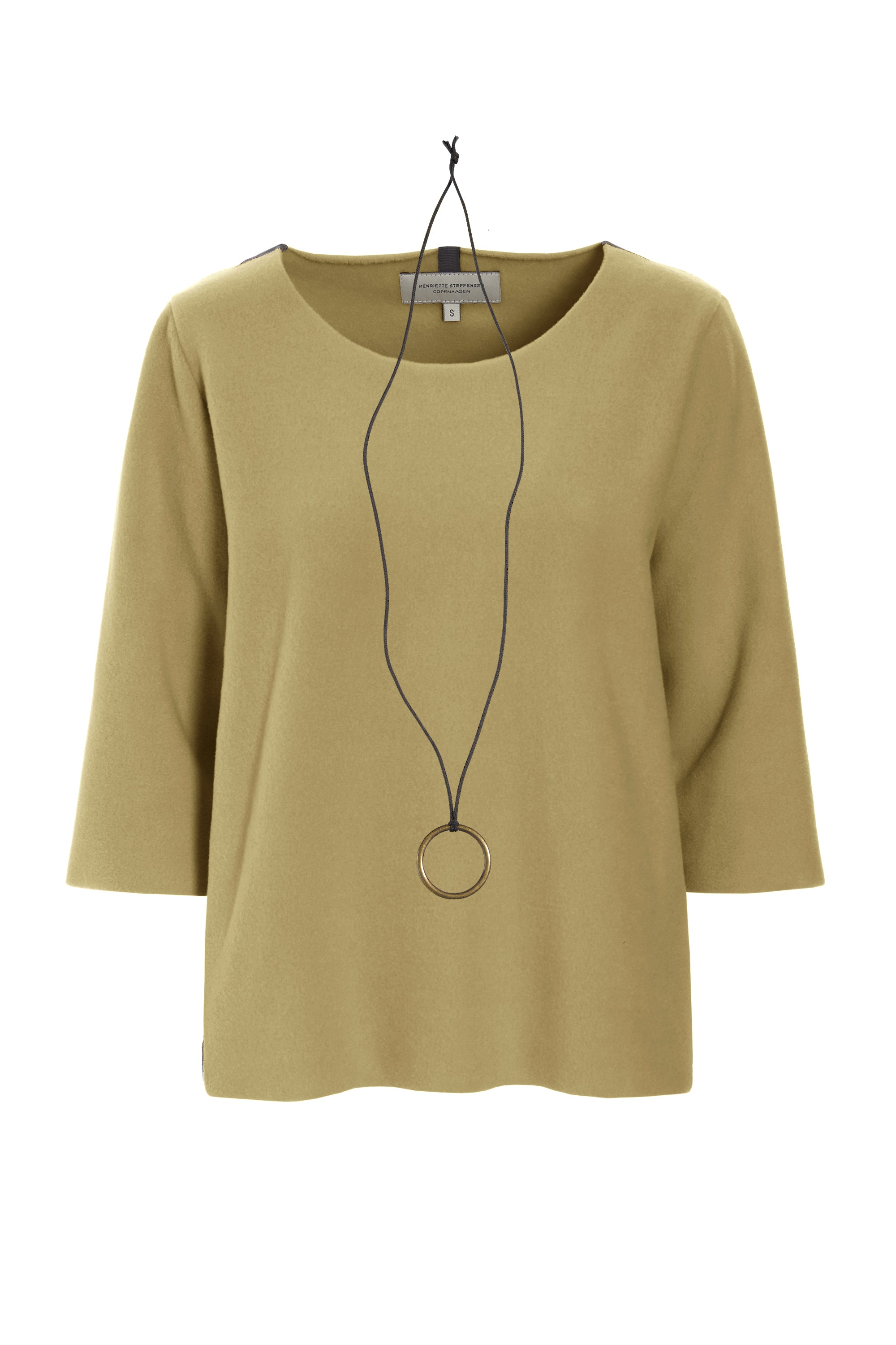 HENRIETTE STEFFENSEN COPENHAGEN BLOUSE - 1368 BLUSER OLIVE 655