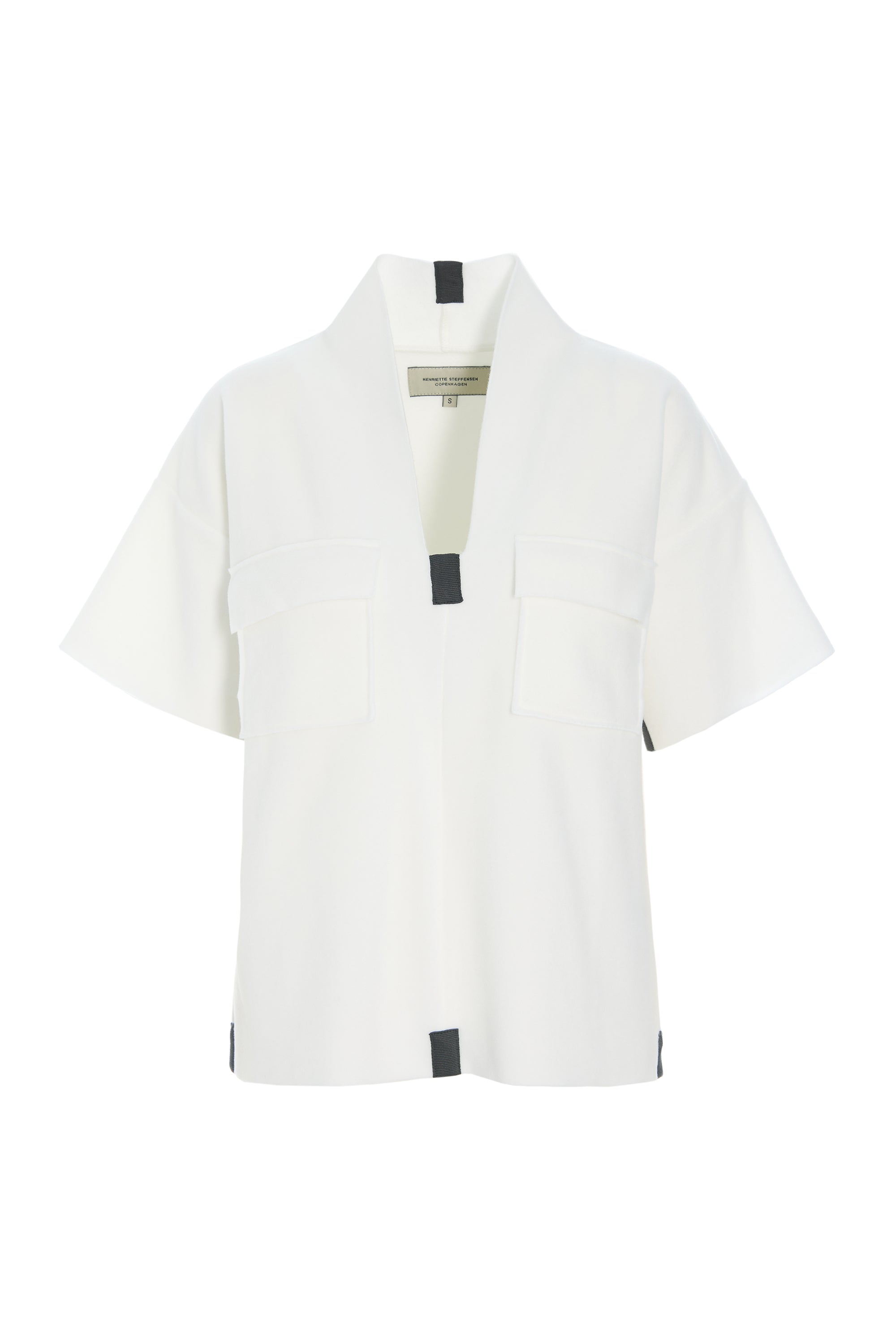 HENRIETTE STEFFENSEN COPENHAGEN BLOUSE - 1374 BLUSER OFF WHITE 802
