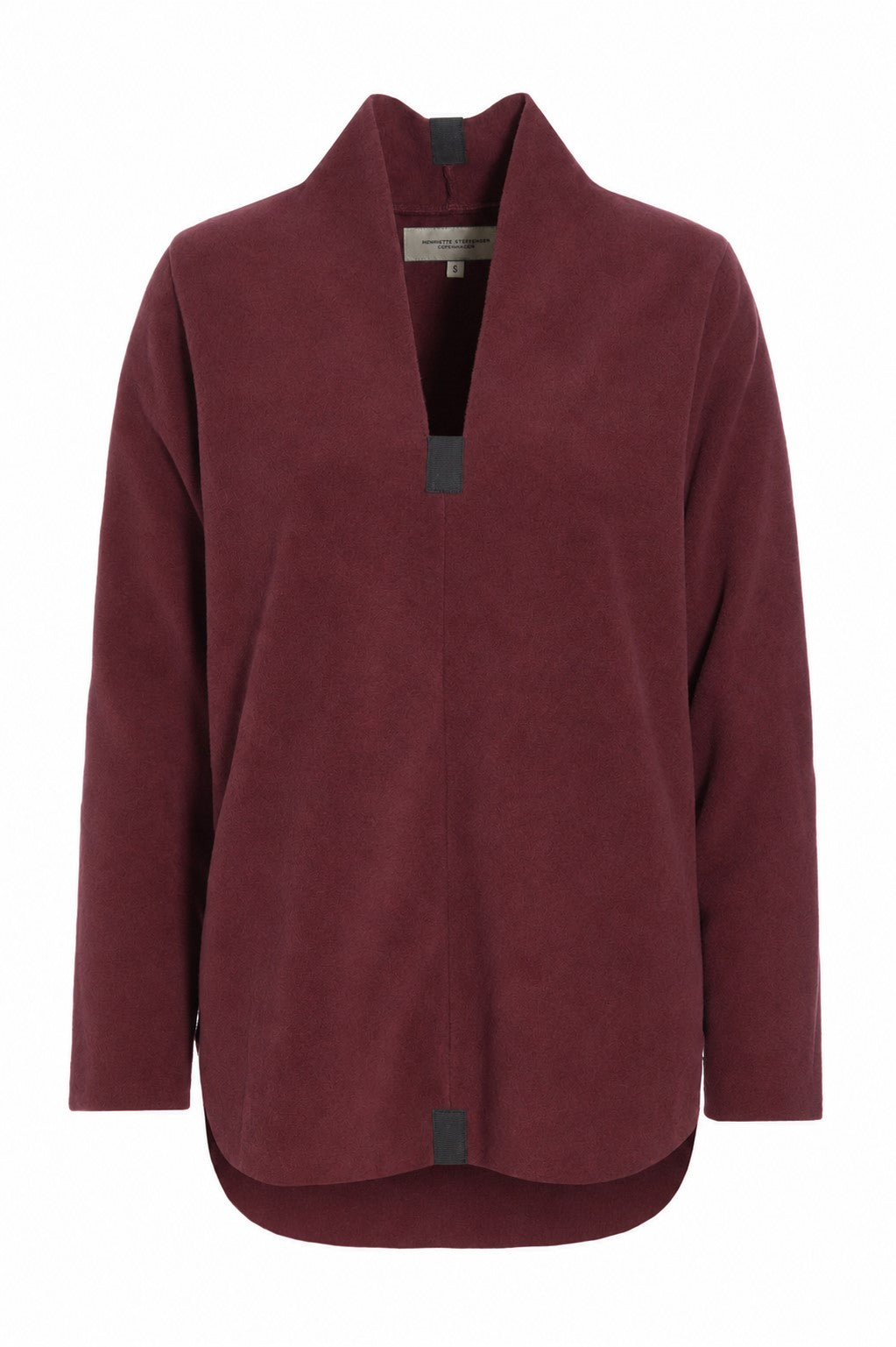 HENRIETTE STEFFENSEN COPENHAGEN BLOUSE - 1414 BLUSER BORDEAUX 474