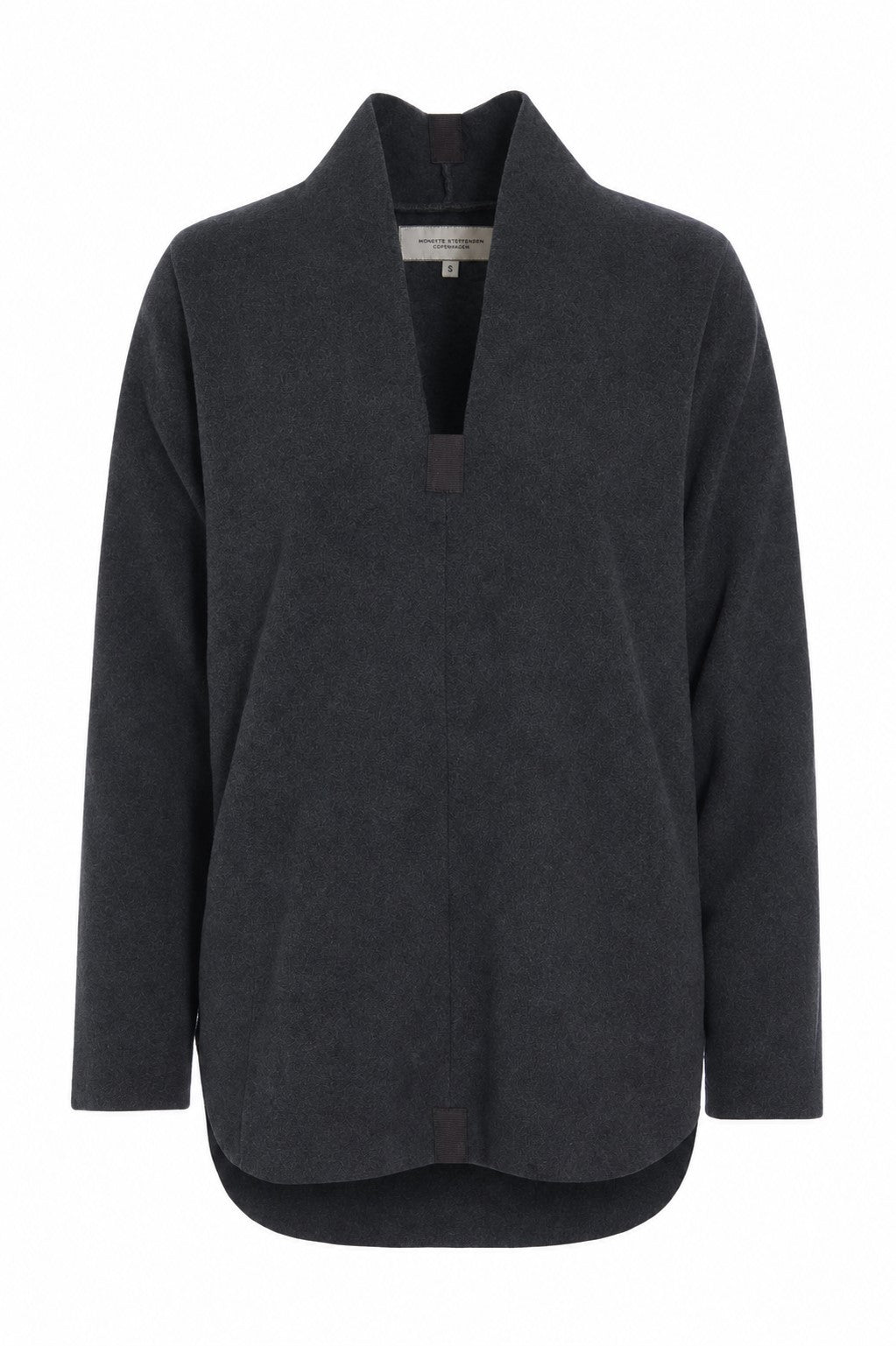 HENRIETTE STEFFENSEN COPENHAGEN BLOUSE - 1414 BLUSER SOFT BLACK 914
