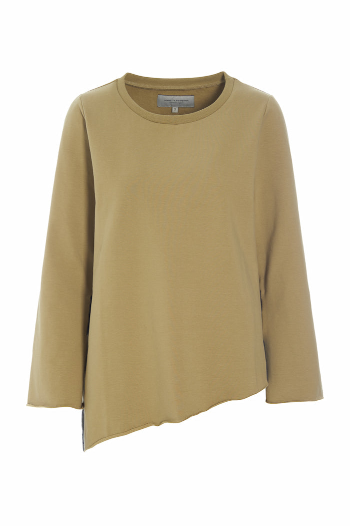 HENRIETTE STEFFENSEN COPENHAGEN BLOUSE - 71013 BLUSER OLIVE 655