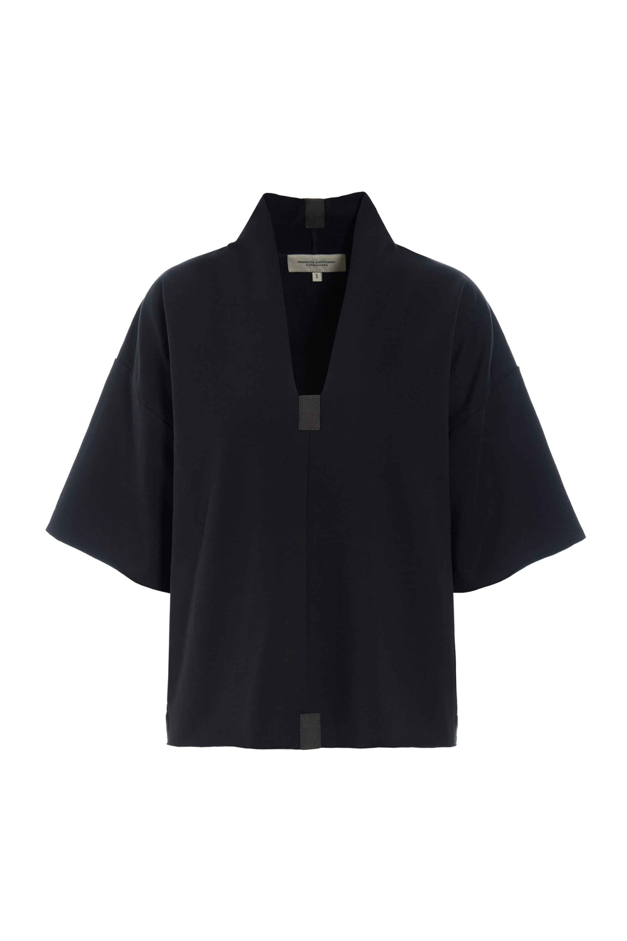 HENRIETTE STEFFENSEN COPENHAGEN BLOUSE - 71022 BLUSER BLACK 900