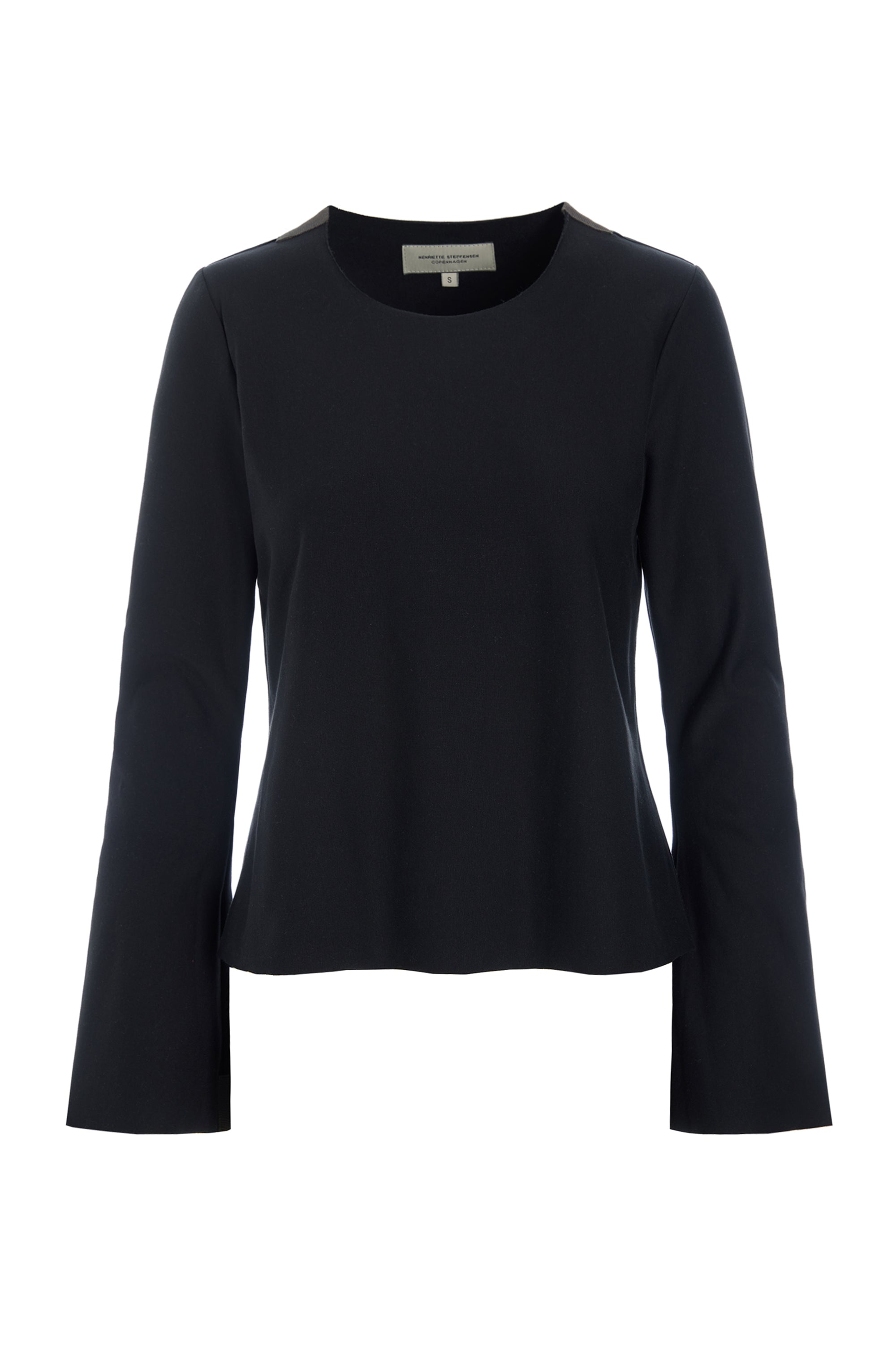 HENRIETTE STEFFENSEN COPENHAGEN BLOUSE - 71023 BLUSER BLACK 900