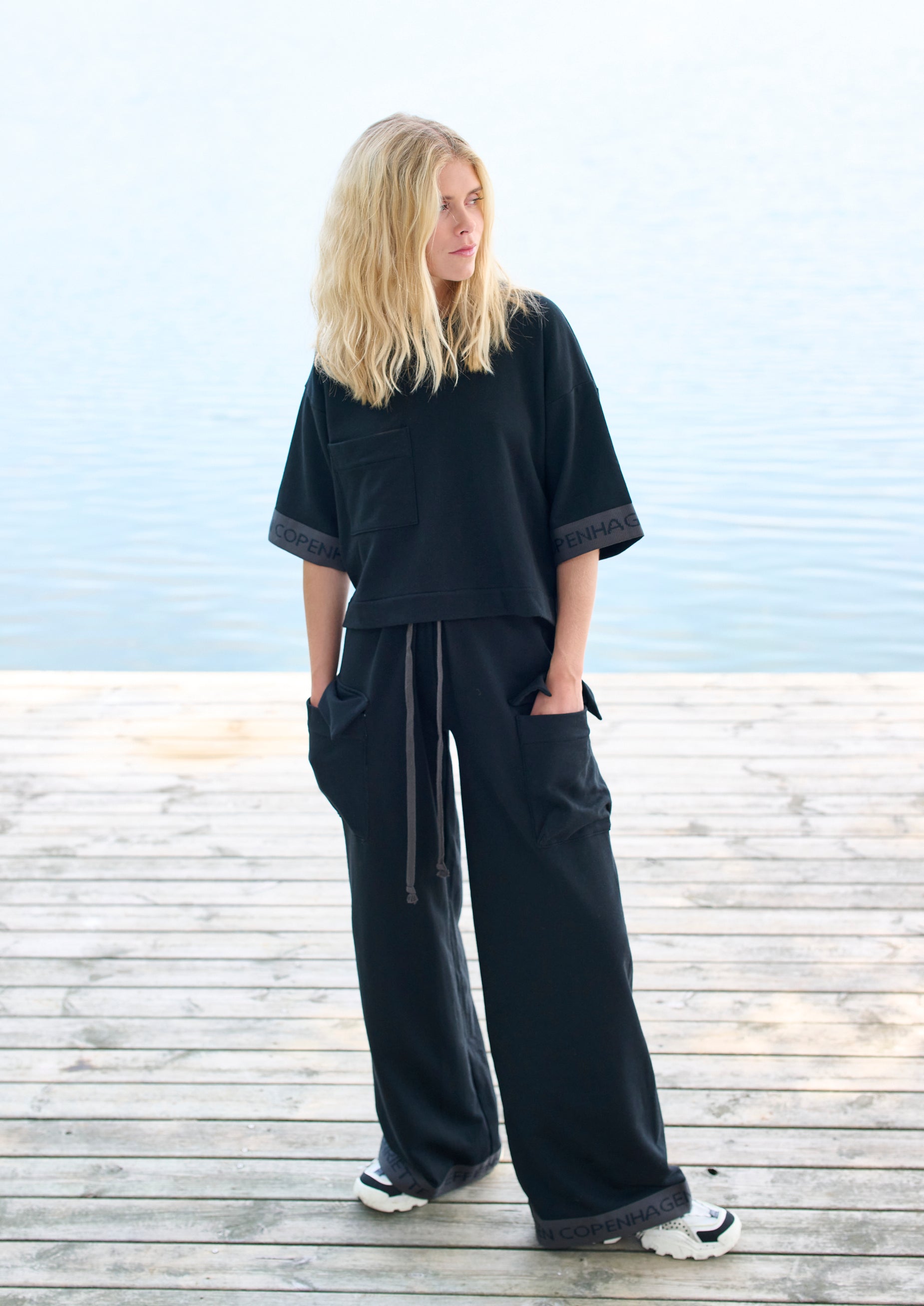 HENRIETTE STEFFENSEN COPENHAGEN BLOUSE - 71601 BLUSER BLACK 900