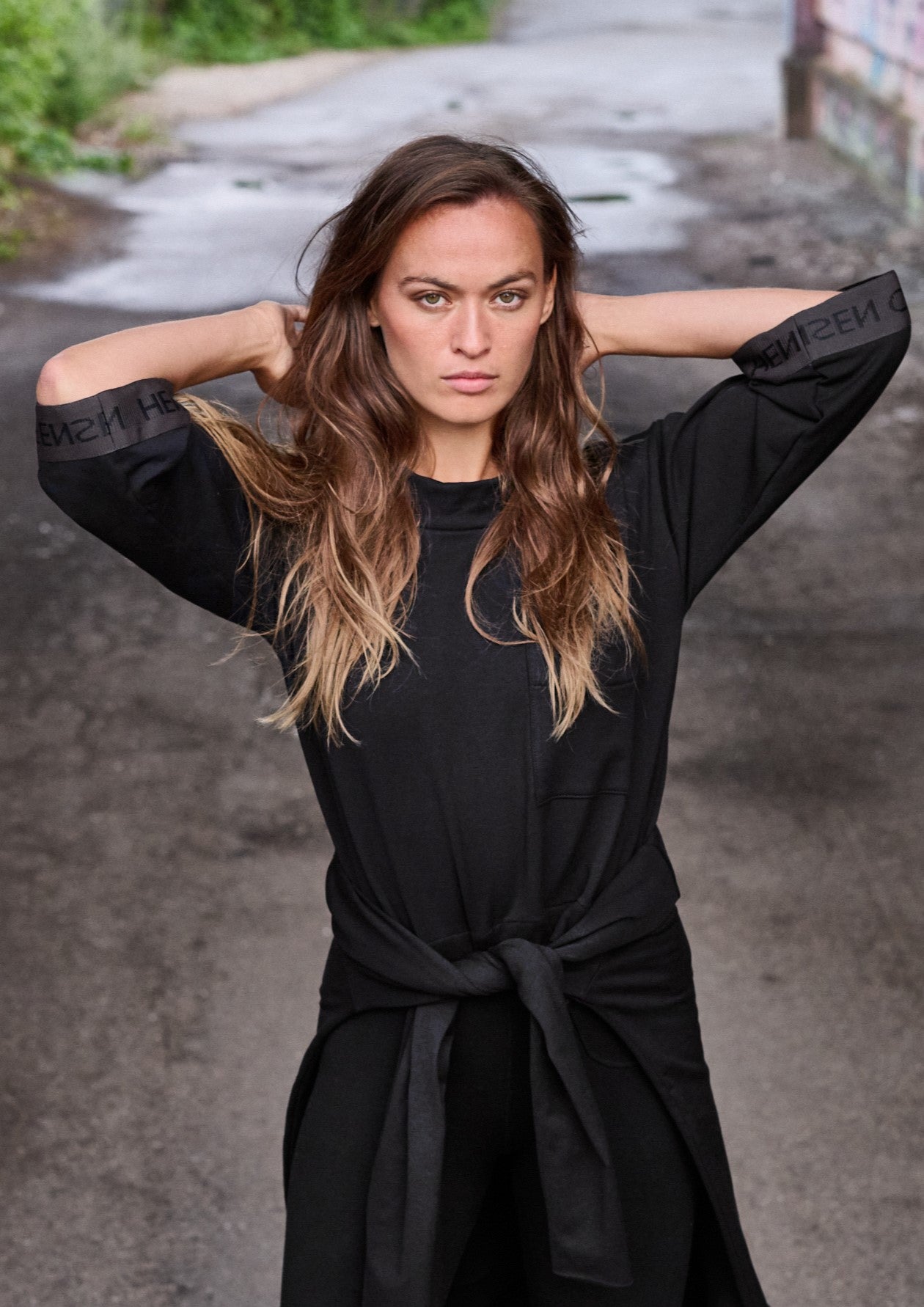 HENRIETTE STEFFENSEN COPENHAGEN BLOUSE - 71606 BLUSER BLACK 900