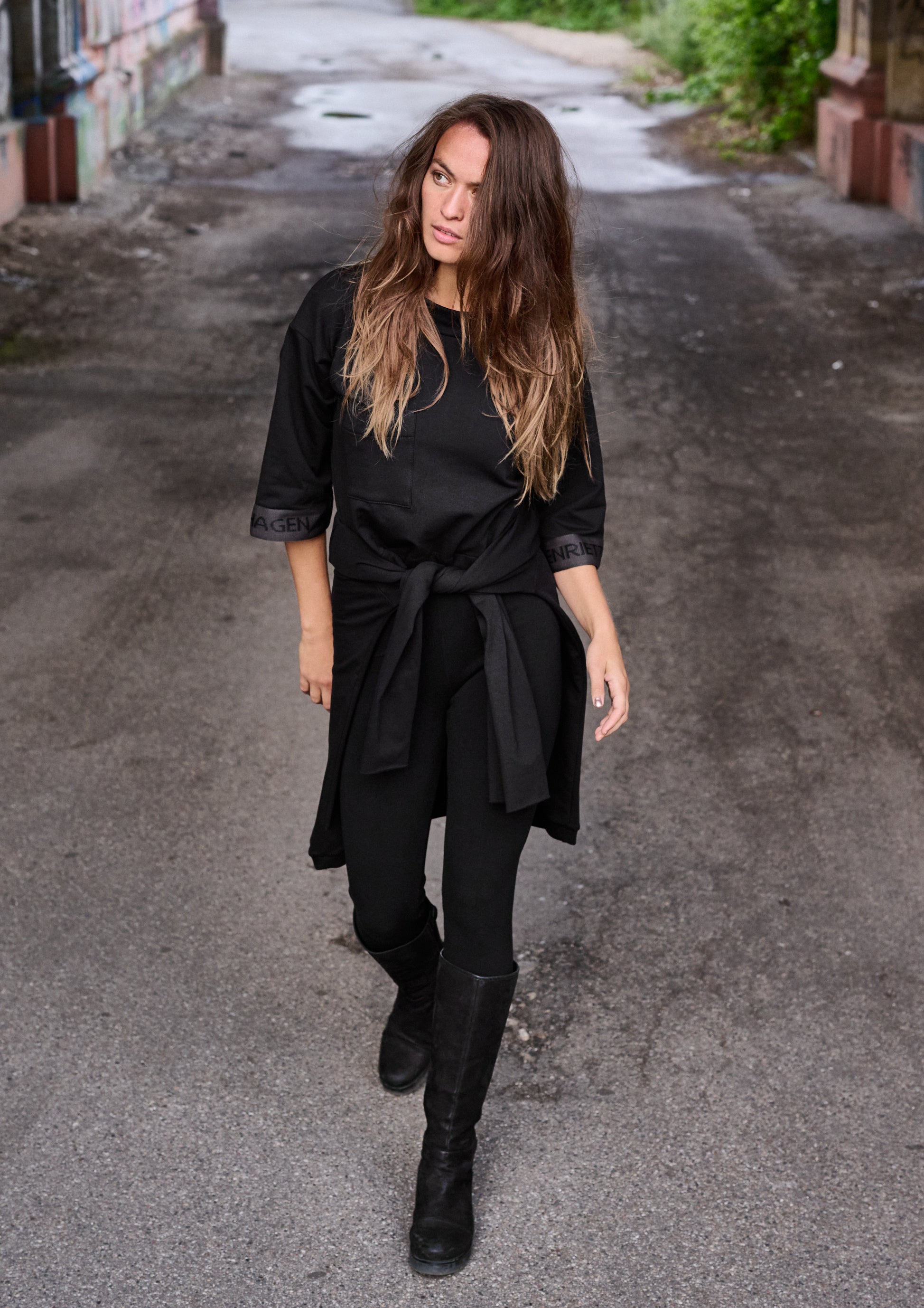HENRIETTE STEFFENSEN COPENHAGEN BLOUSE - 71606 BLUSER BLACK 900