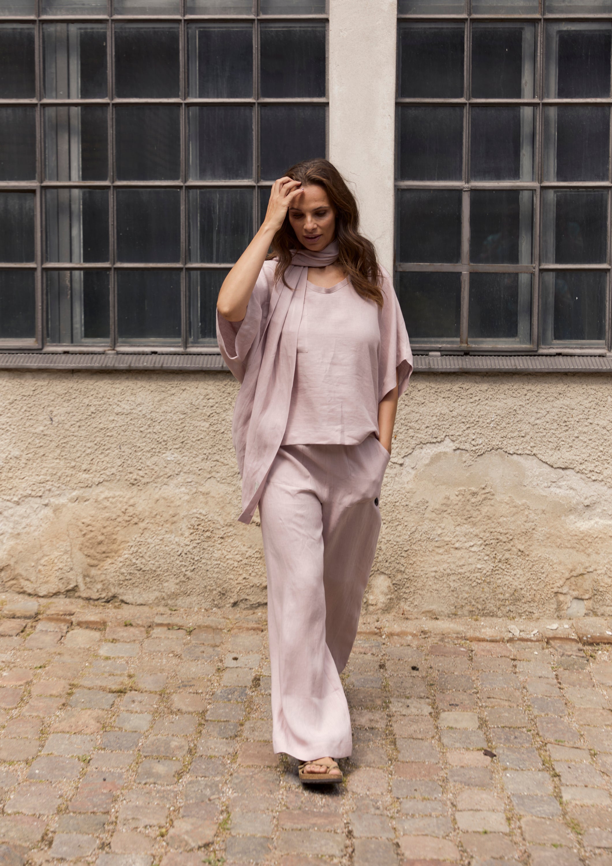 HENRIETTE STEFFENSEN COPENHAGEN BLOUSE - 81003 BLUSER NUDE 401