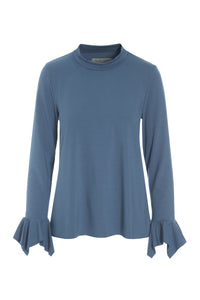 BLOUSE - 96039 - DUSTY BLUE