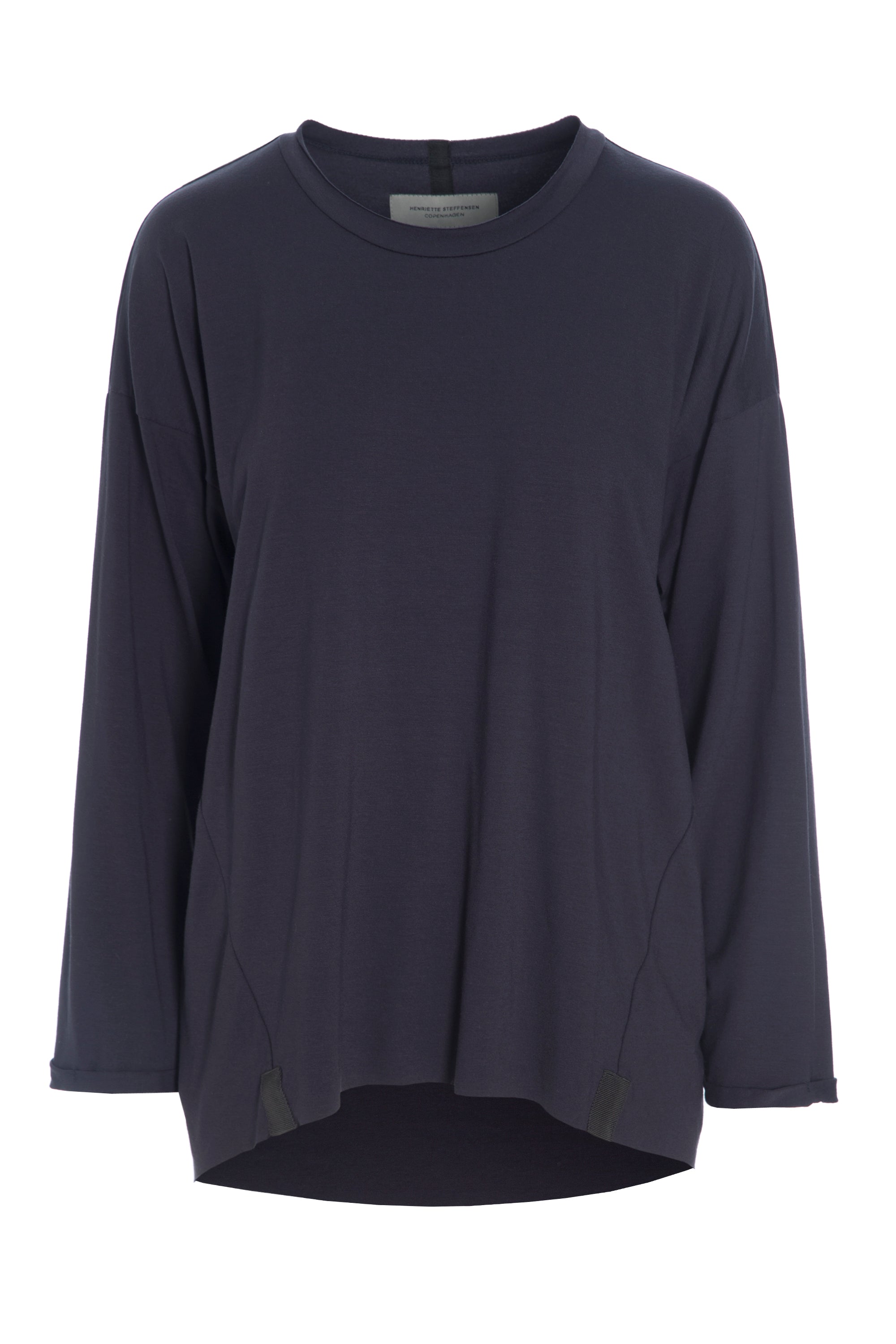 HENRIETTE STEFFENSEN COPENHAGEN BLOUSE - 96051 BLUSER DEEP BLUE 502