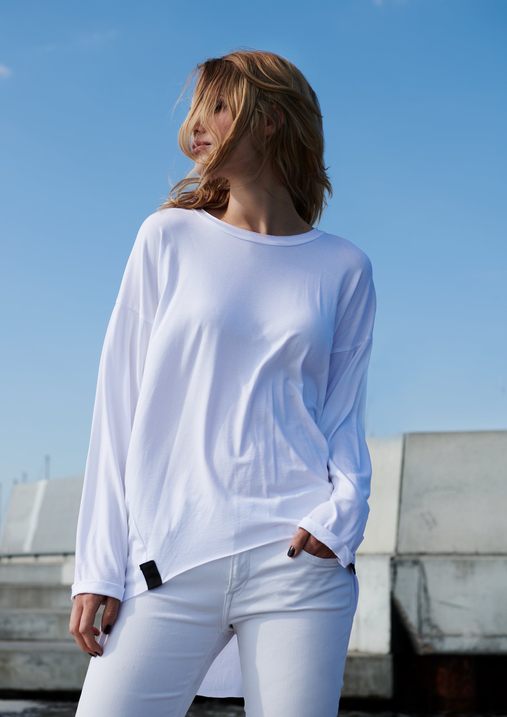 HENRIETTE STEFFENSEN COPENHAGEN BLOUSE - 96051 BLUSER WHITE 816