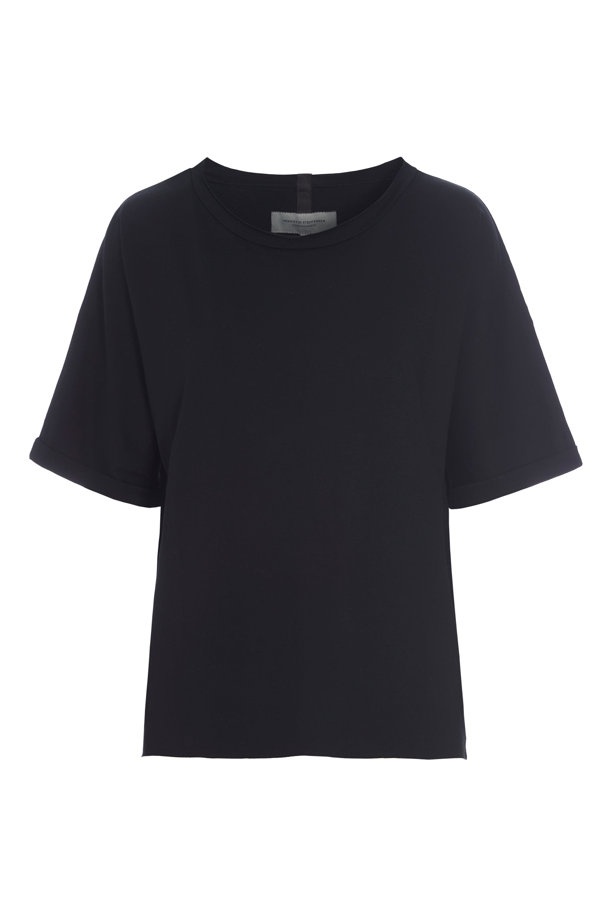 HENRIETTE STEFFENSEN COPENHAGEN BLOUSE - 96064 T-SHIRTS BLACK 900