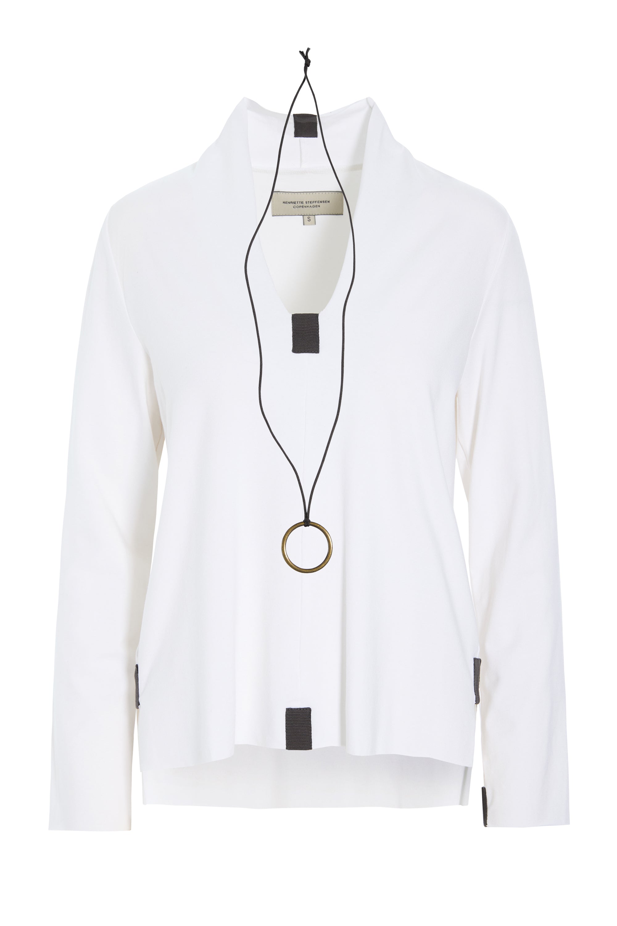 HENRIETTE STEFFENSEN COPENHAGEN BLOUSE - 96106 BLUSER WHITE 816