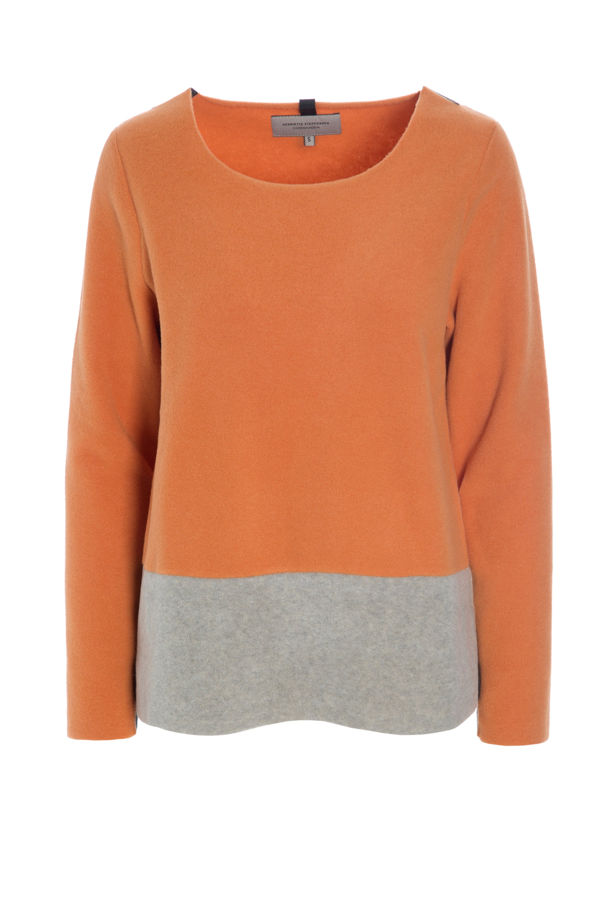HENRIETTE STEFFENSEN COPENHAGEN BLOUSE 2-COLOR - 1308 BLUSER SAFRAN/SAND 687