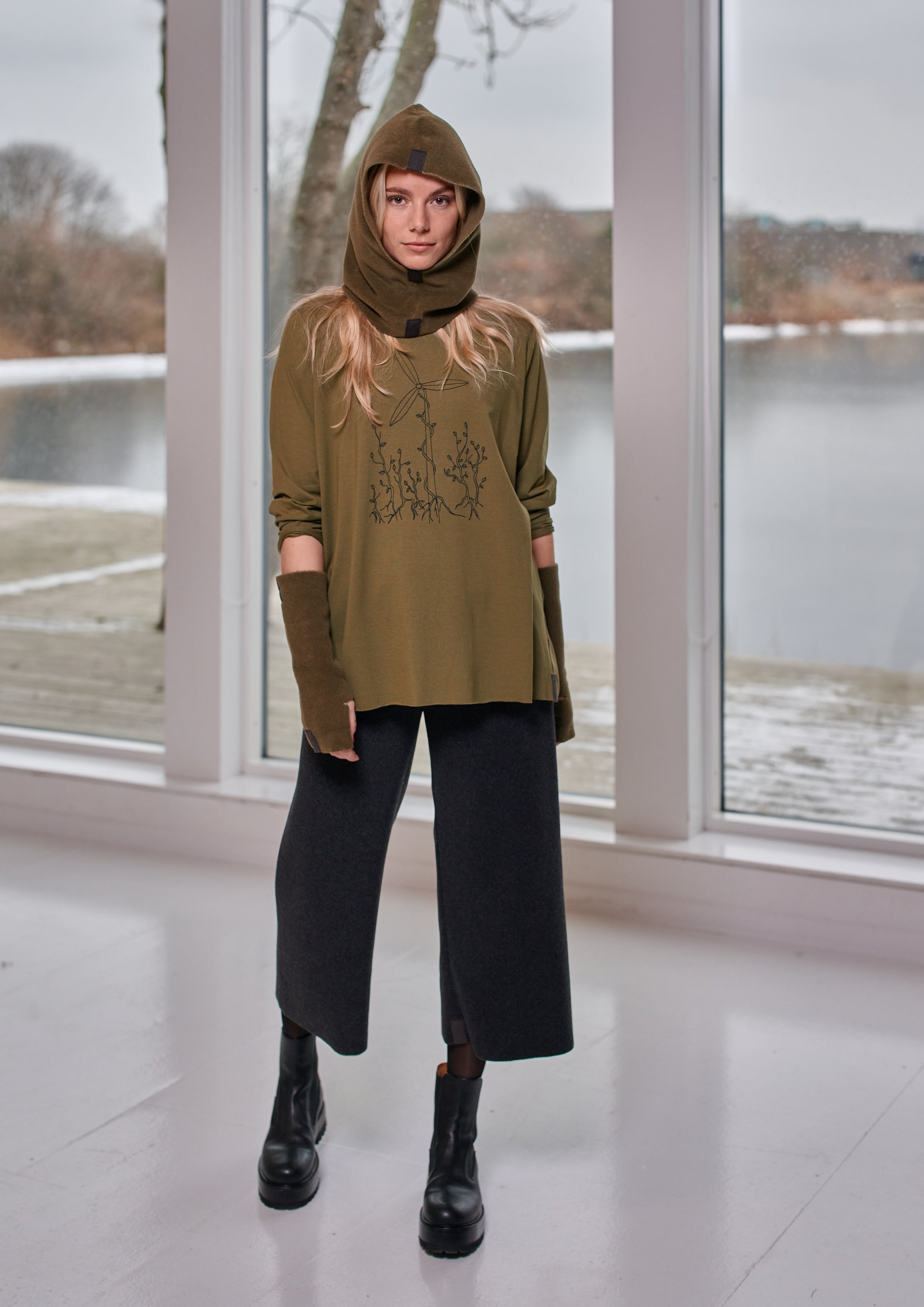 HENRIETTE STEFFENSEN COPENHAGEN BLOUSE FREEDOM PRINT - 96074 BLUSER MOSS 611