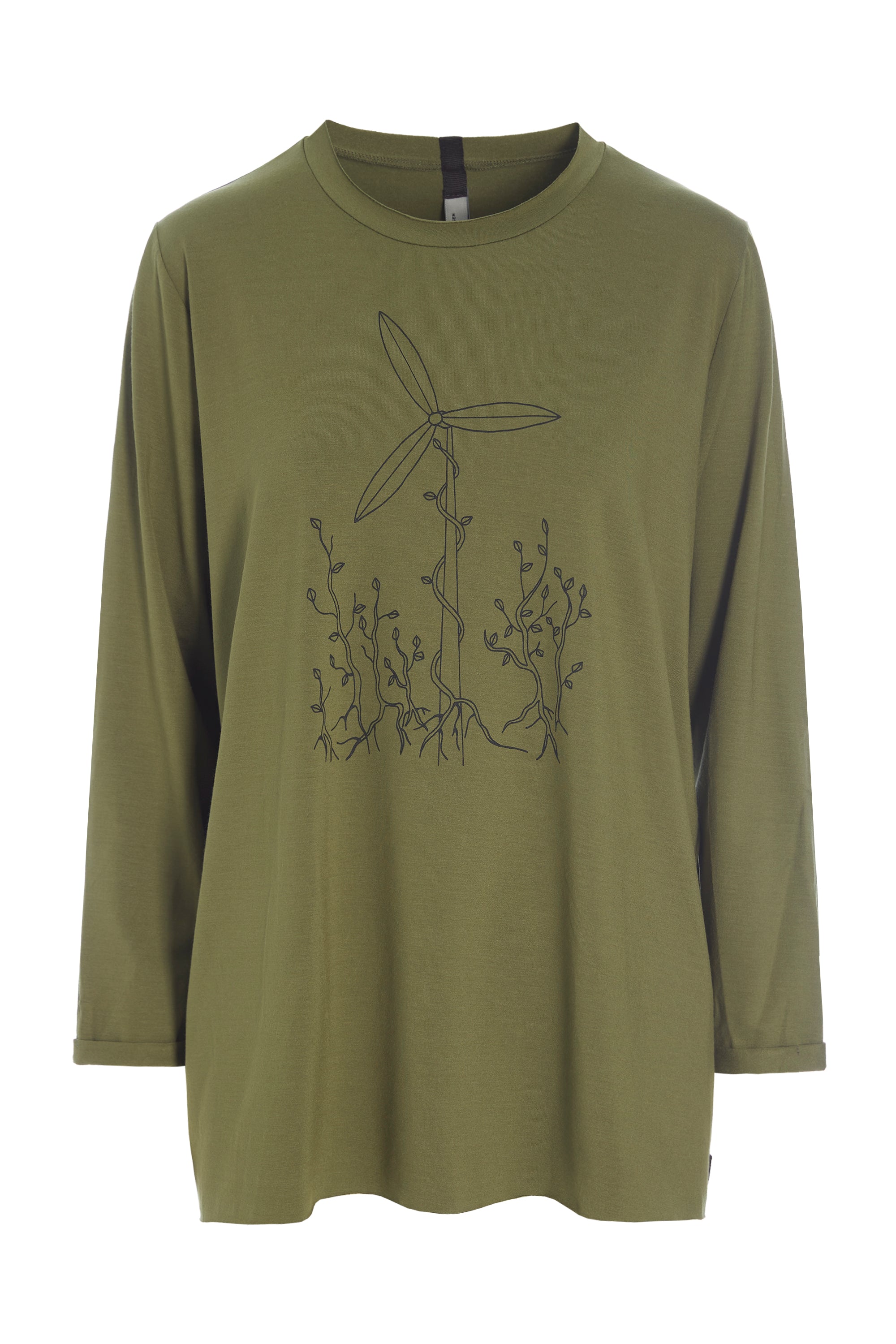 HENRIETTE STEFFENSEN COPENHAGEN BLOUSE FREEDOM PRINT - 96074 BLUSER MOSS 611