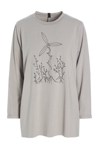 BLOUSE FREEDOM PRINT - 96074 - SAND