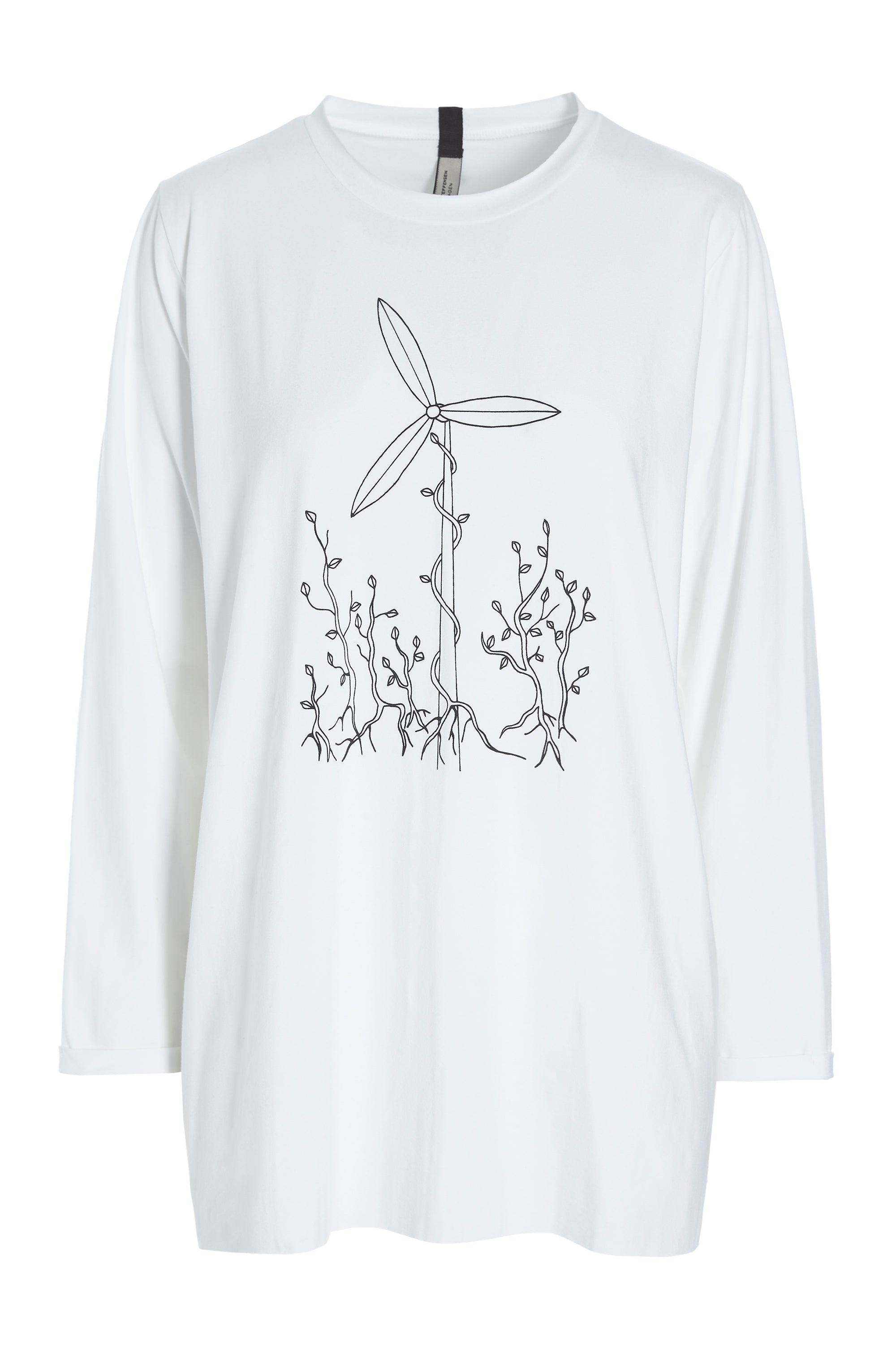 HENRIETTE STEFFENSEN COPENHAGEN BLOUSE FREEDOM PRINT - 96074 BLUSER WHITE 816