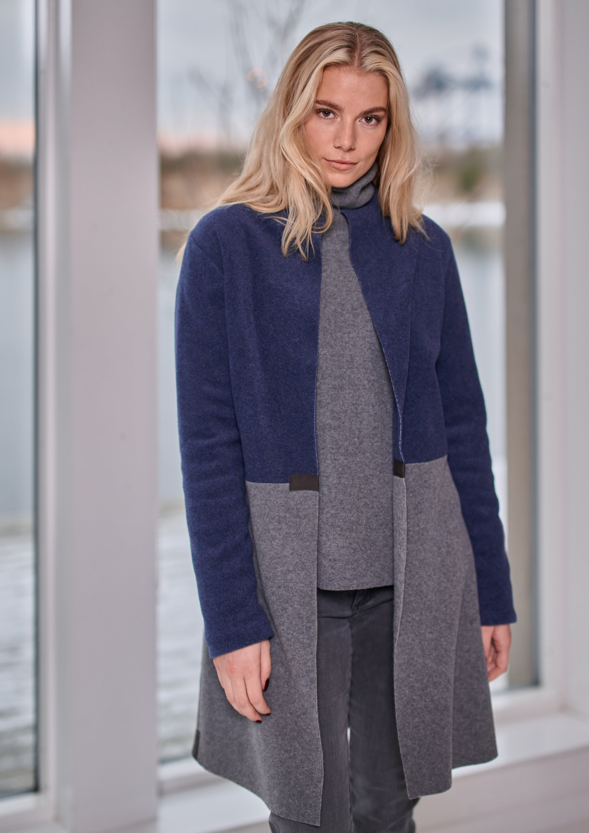 Henriette Steffensen Fleece V-Neck Sweater Rust