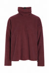 BLOUSE HIGH NECK - 1360 - BORDEAUX