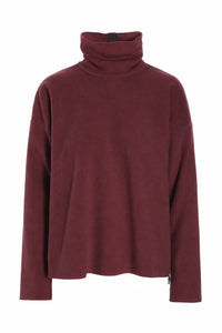 BLOUSE HIGH NECK - 1360 - BORDEAUX