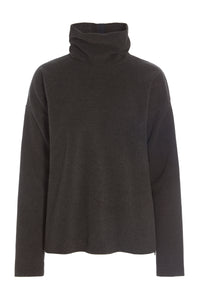 BLOUSE HIGH NECK - 1360 - CHOKOLATE