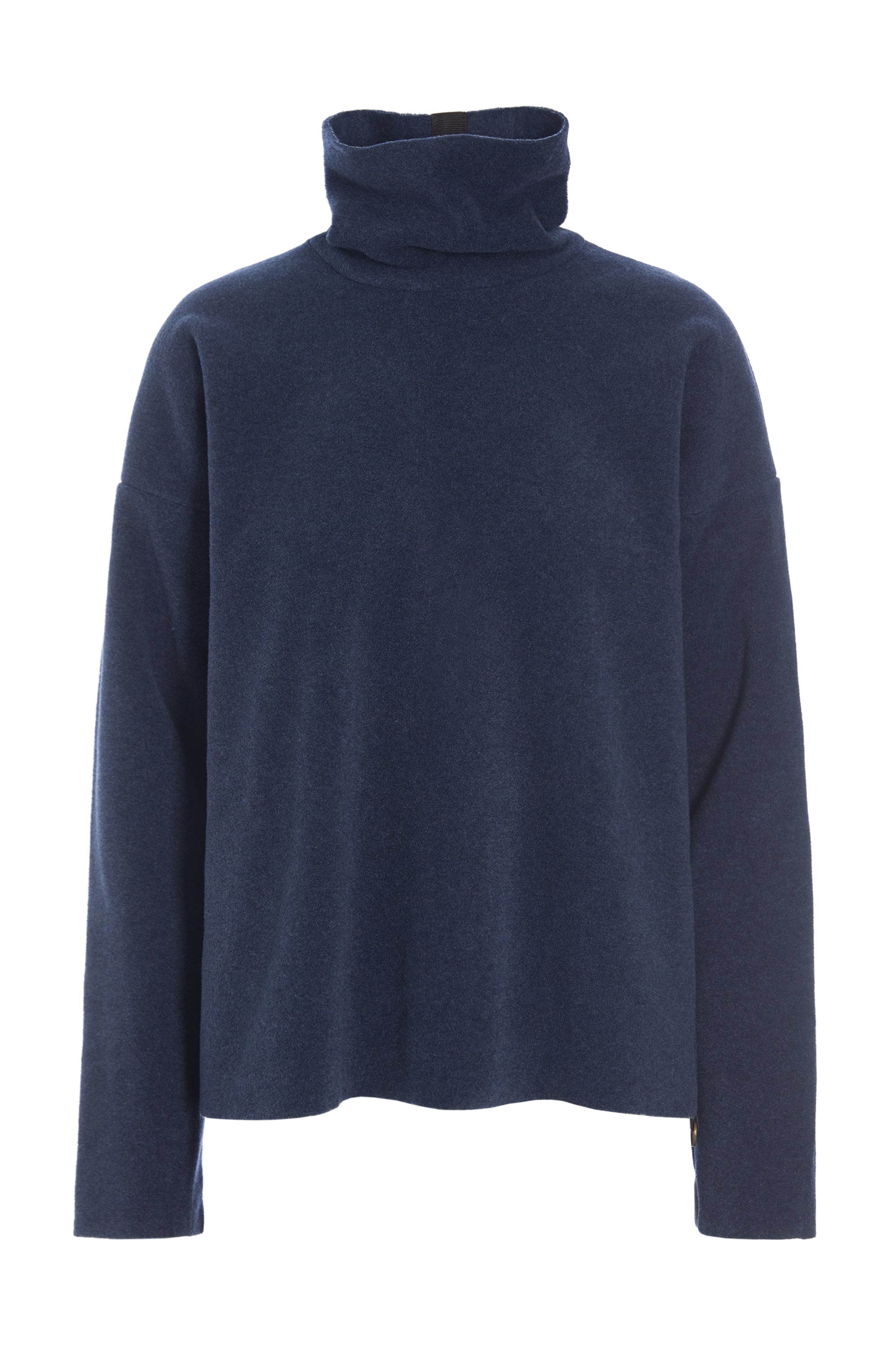 HENRIETTE STEFFENSEN COPENHAGEN BLOUSE HIGH NECK - 1360 BLUSER DENIM 767