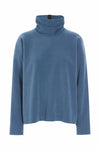 BLOUSE HIGH NECK - 1360 - DUSTY BLUE