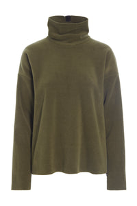 BLOUSE HIGH NECK - 1360 - MOSS