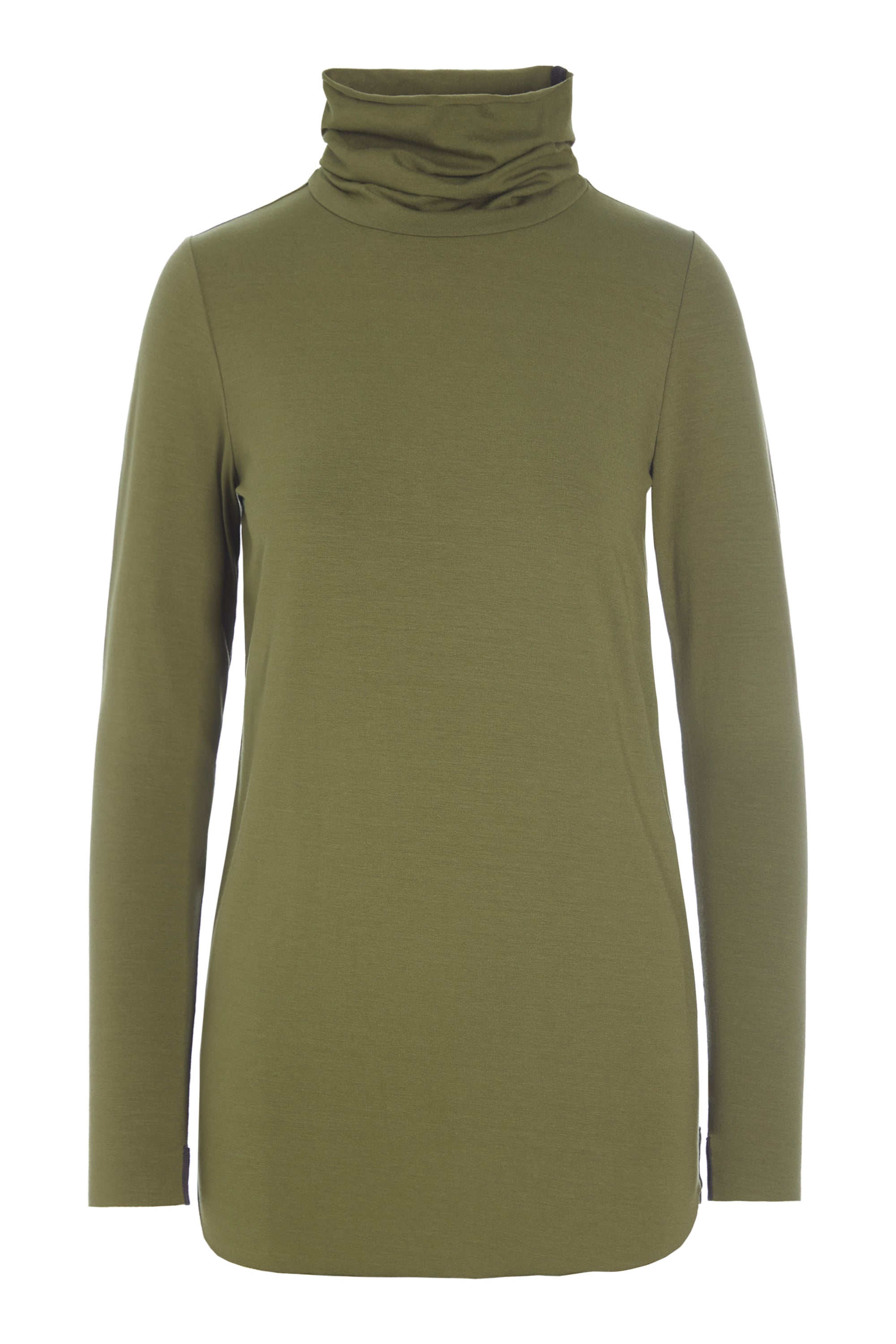 HENRIETTE STEFFENSEN COPENHAGEN BLOUSE HIGH NECK - 96073 BLUSER MOSS 611