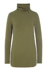 BLOUSE HIGH NECK - 96073 - MOSS