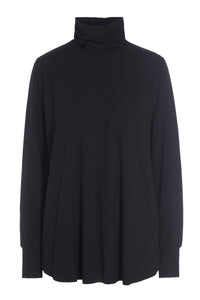 BLOUSE HIGH NECK - 96077 - BLACK