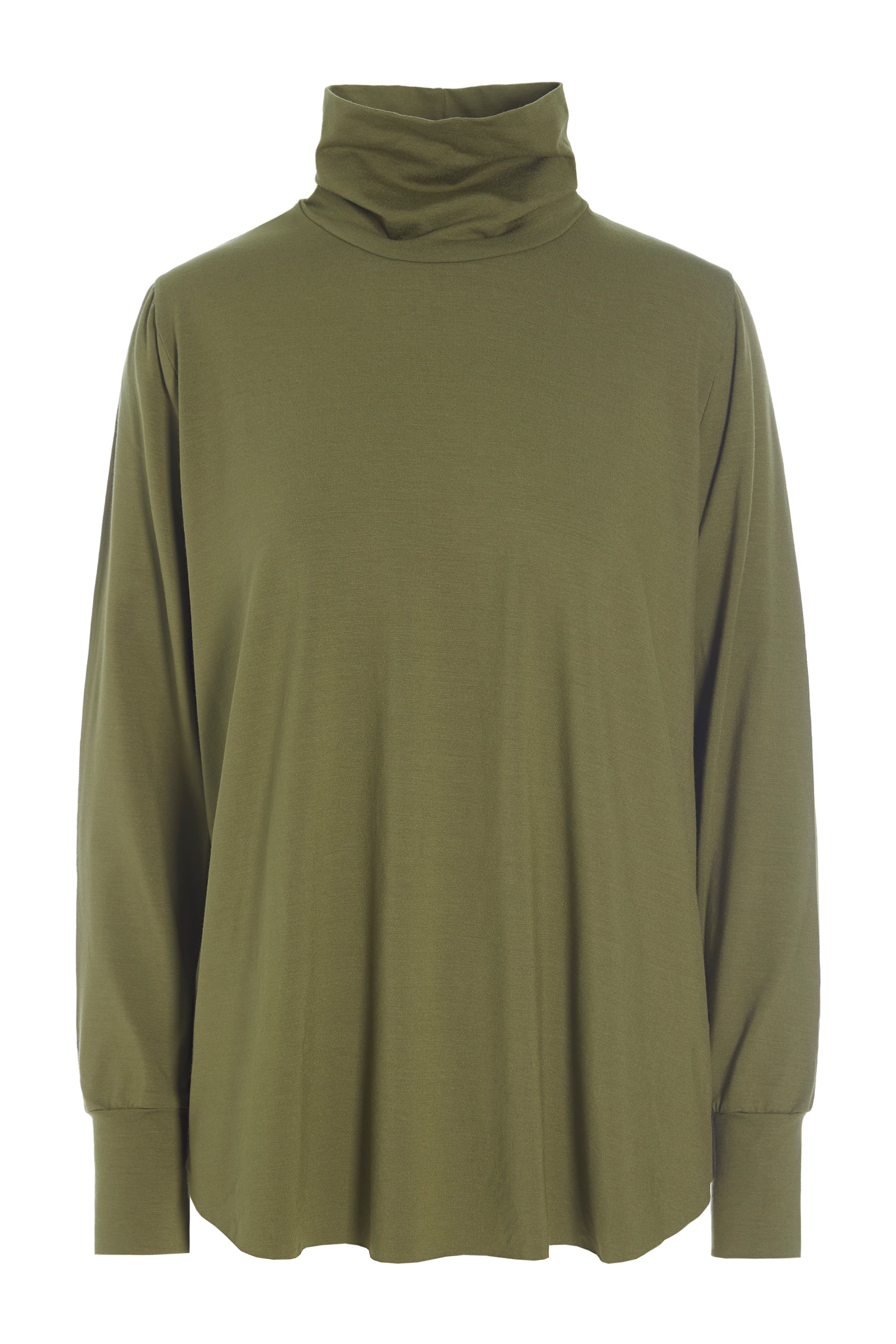 HENRIETTE STEFFENSEN COPENHAGEN BLOUSE HIGH NECK - 96077 BLUSER MOSS 611