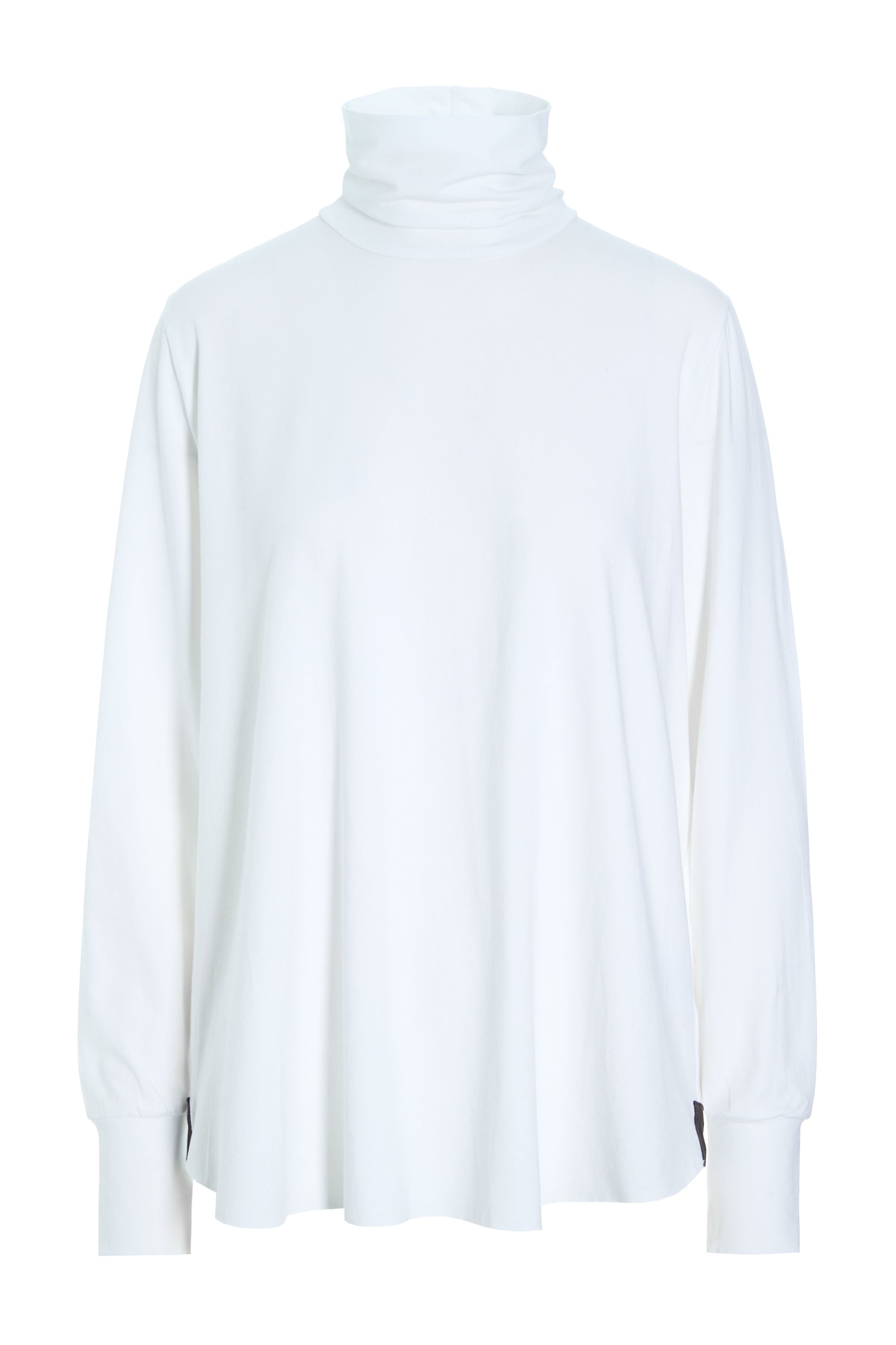 HENRIETTE STEFFENSEN COPENHAGEN BLOUSE HIGH NECK - 96077 BLUSER jersey WHITE 816