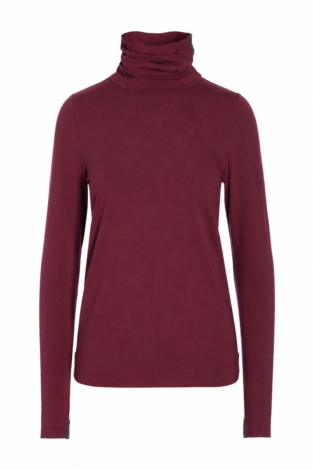 HENRIETTE STEFFENSEN COPENHAGEN BLOUSE HIGH NECK - 96079 BLUSER BORDEAUX 474