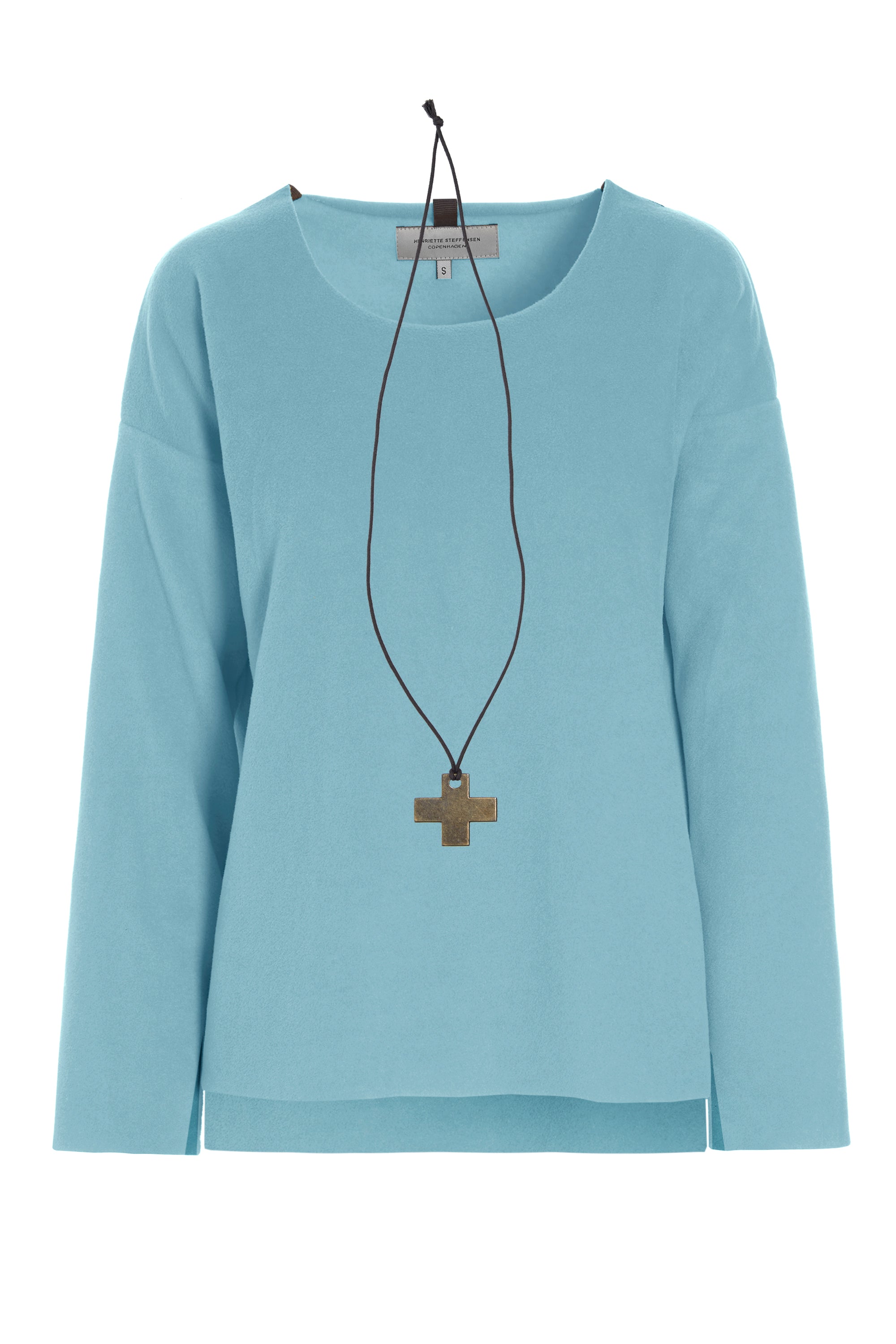 HENRIETTE STEFFENSEN COPENHAGEN BLOUSE ROUND NECK - 1355 BLUSER SALVIE 670