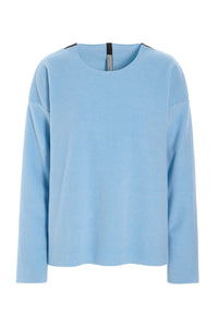 BLOUSE ROUND NECK - 1359 - BABY BLUE